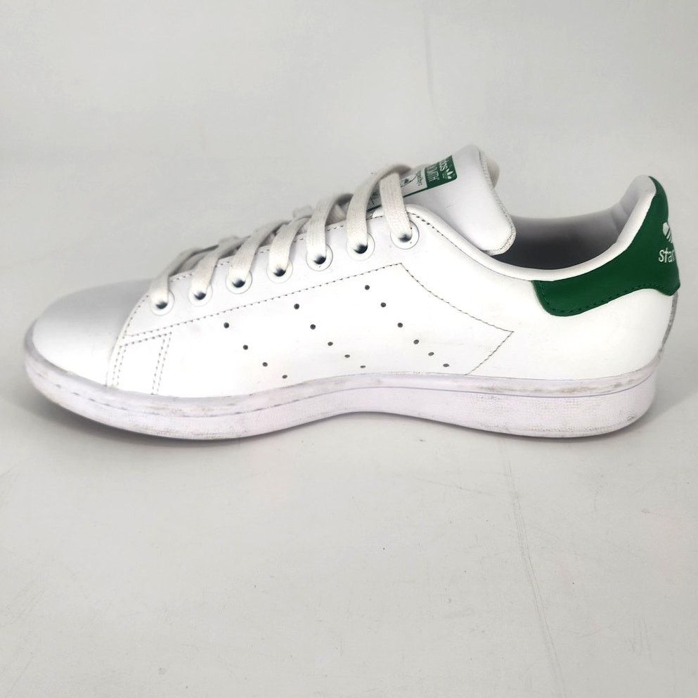 Adidas Adidas Stan Smith White Leather Green Heel Tab Sneaker Sz 7 Size US 7 / IT 37 - 6 Thumbnail