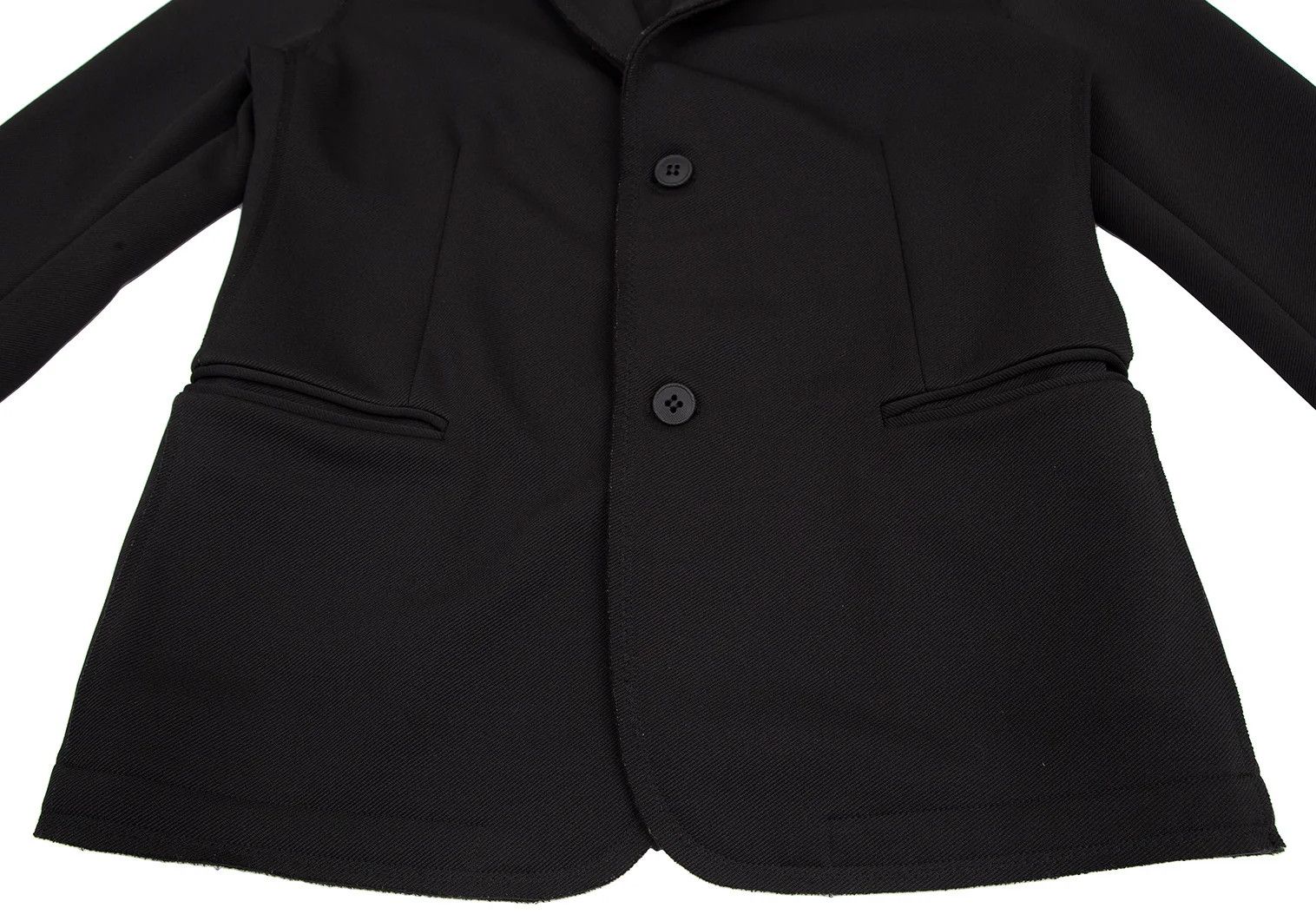 Emporio Armani Outseam Fleece-Lined 2B Jacket in Black, Size XL Size US XL / EU 56 / 4 - 9 Thumbnail