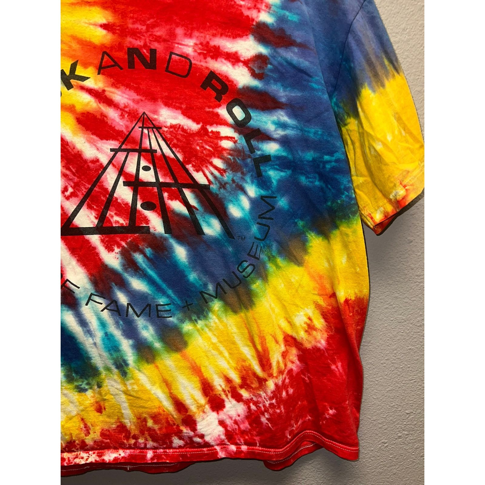 Jerzees Vintage Rock And Roll Hall Of Fame Shirt Museum Tie Dye XL Size US XL / EU 56 / 4 - 5 Thumbnail