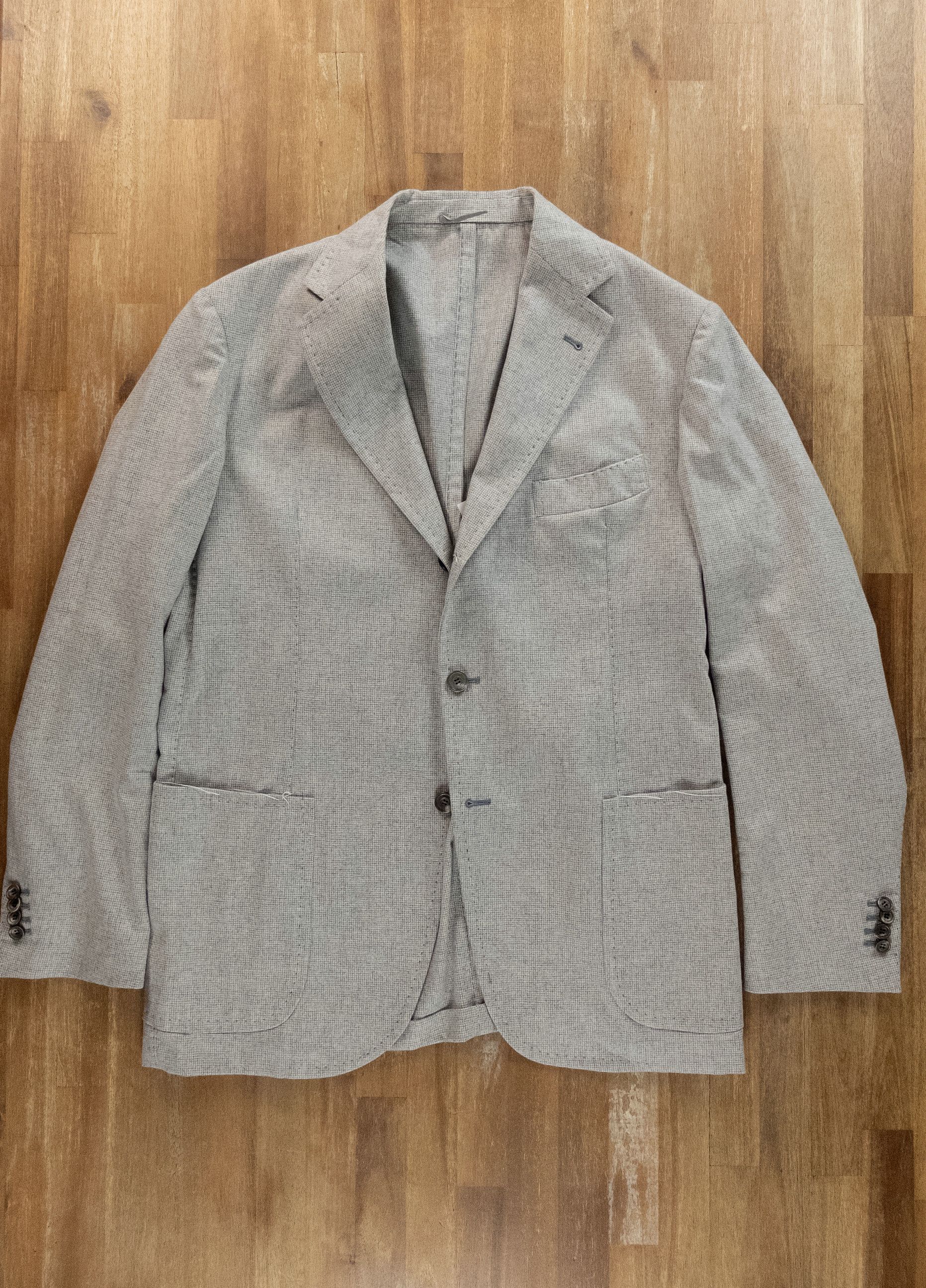 SARTORIO SARTORIO Napoli by Kiton light gray wool cashmere suit 44 54 Size 44R - 1 Thumbnail