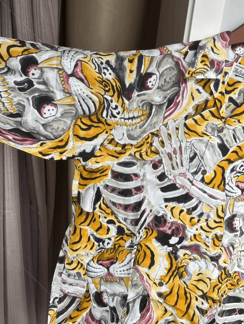 Wacko Maria wacko maria Tiger head skull long sleeve shirt Size US S / EU 44-46 / 1 - 4 Thumbnail