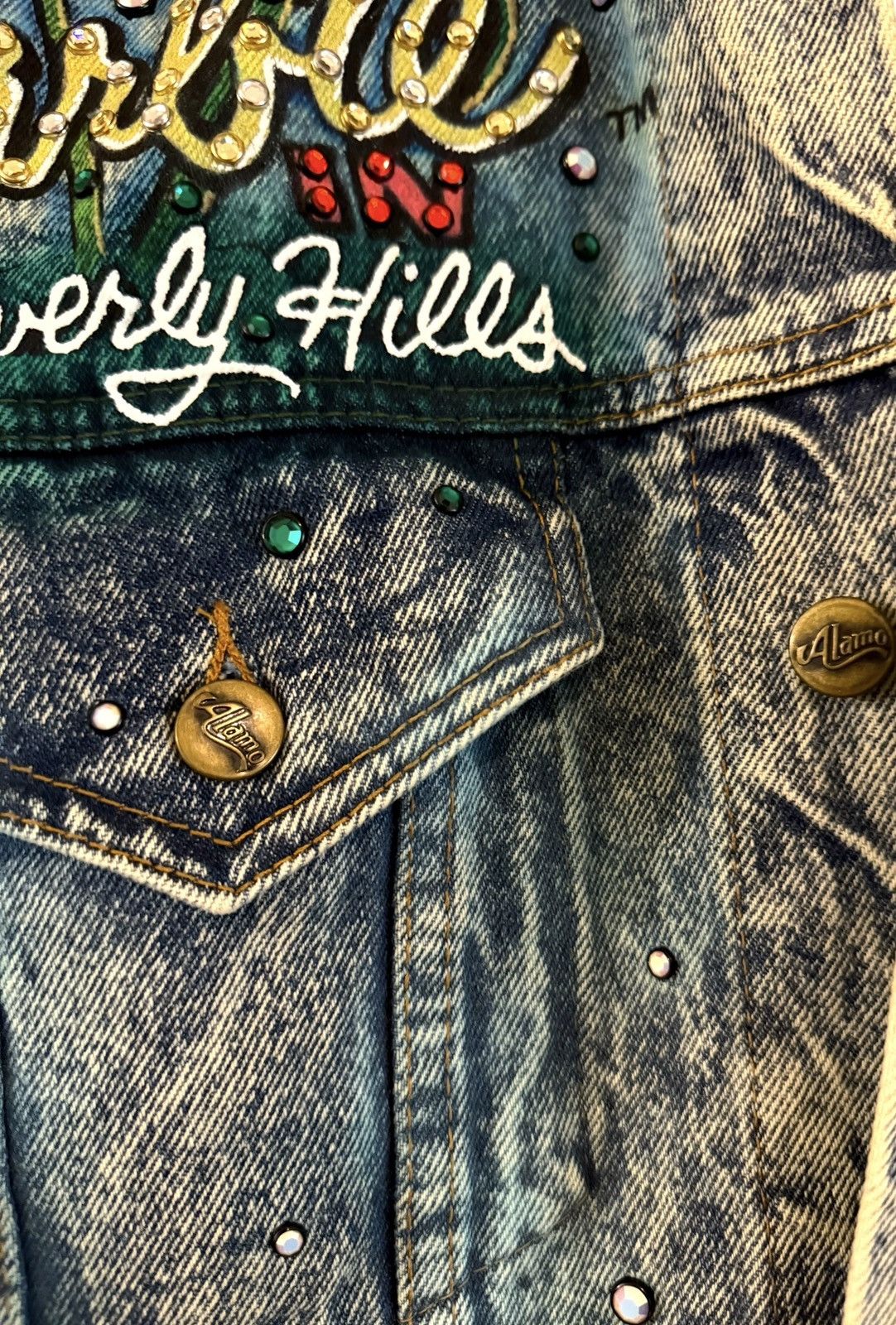Designer 1987 Tony Alamo Barbie Shopping Beverly Hills Denim Jacket M Size M / US 6-8 / IT 42-44 - 17 Thumbnail