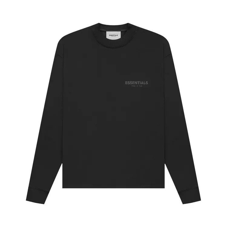 Fear of God 🔥 Essentials x Fear Of God Long Sleeve T-Shirt Limo Black Size US L / EU 52-54 / 3 - 2 Thumbnail