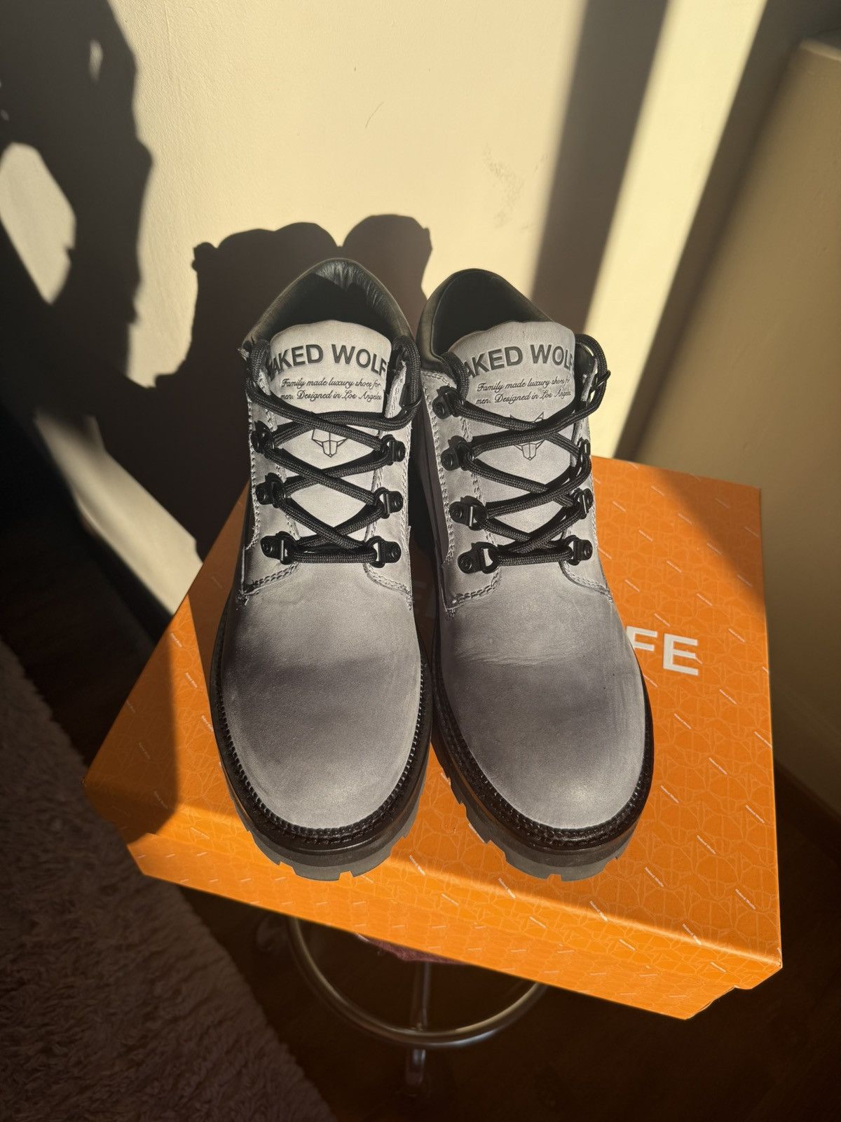 NAKED WOLFE Naked Wolfe Broad Nubuck Blue Size US 13 / EU 46 - 6 Thumbnail