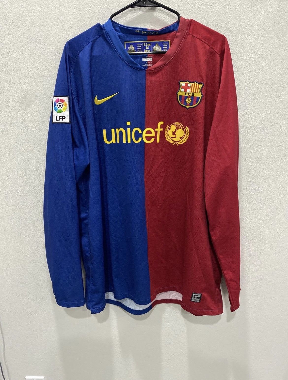 Barcelona 2008-2009 Home Football Shirt Jersey