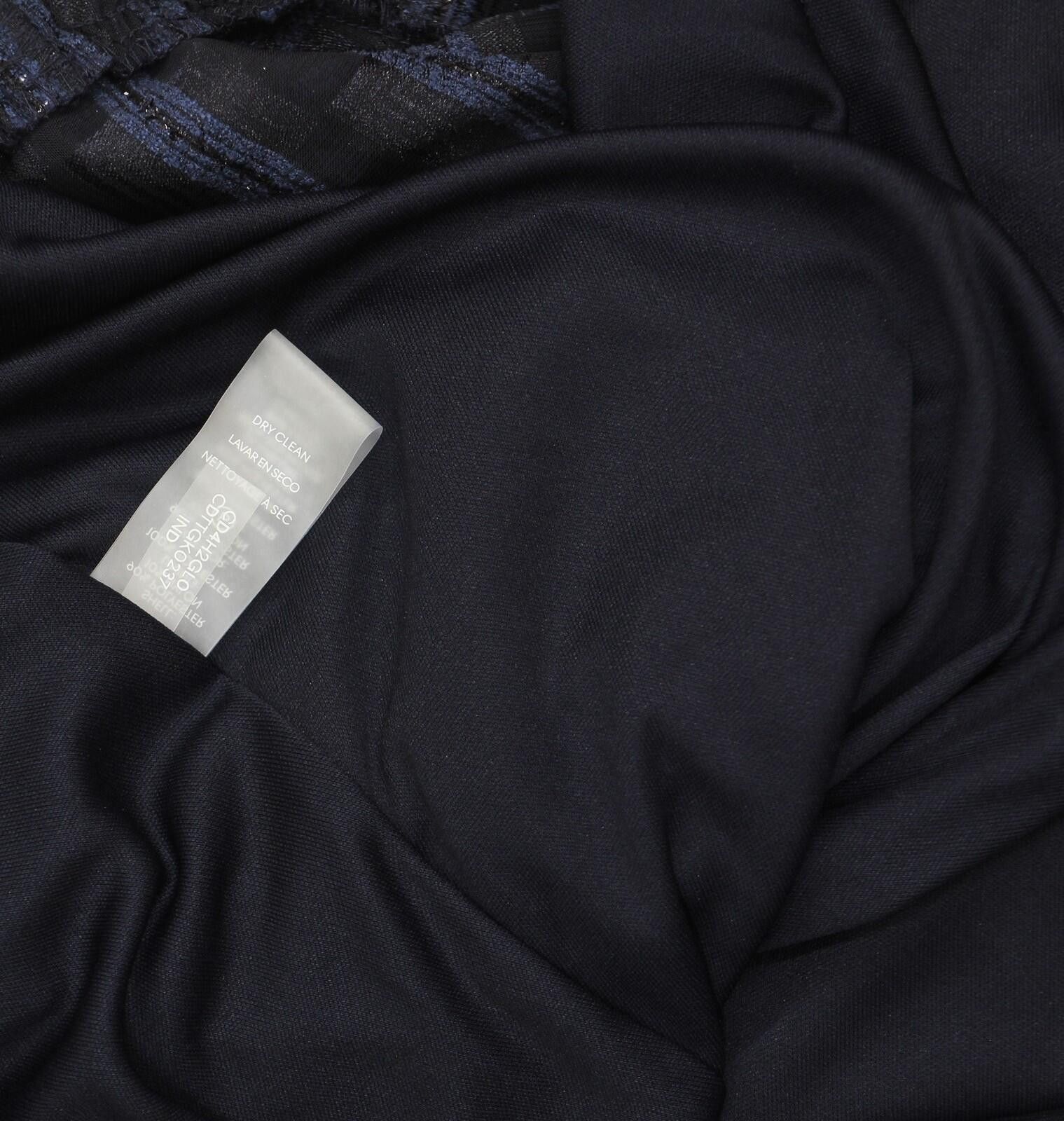 Calvin Klein New Calvin Klein Tiered A-line Midi Dress Indigo Blue 8 Size M / US 6-8 / IT 42-44 - 4 Thumbnail