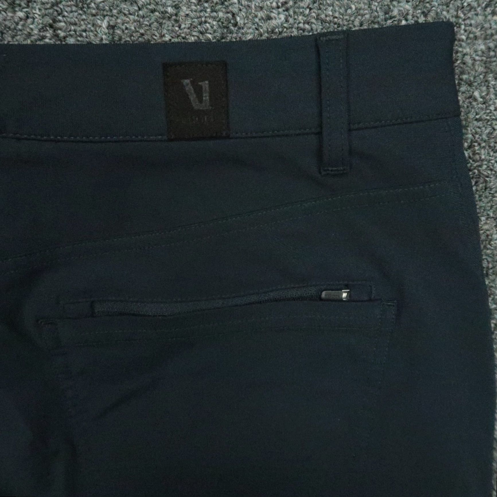 Vuori Vuori Mens Pants 32x28 Blue Meta Performance Stretch Chino Zip Pocket V430-S Size US 32 / EU 48 - 5 Thumbnail