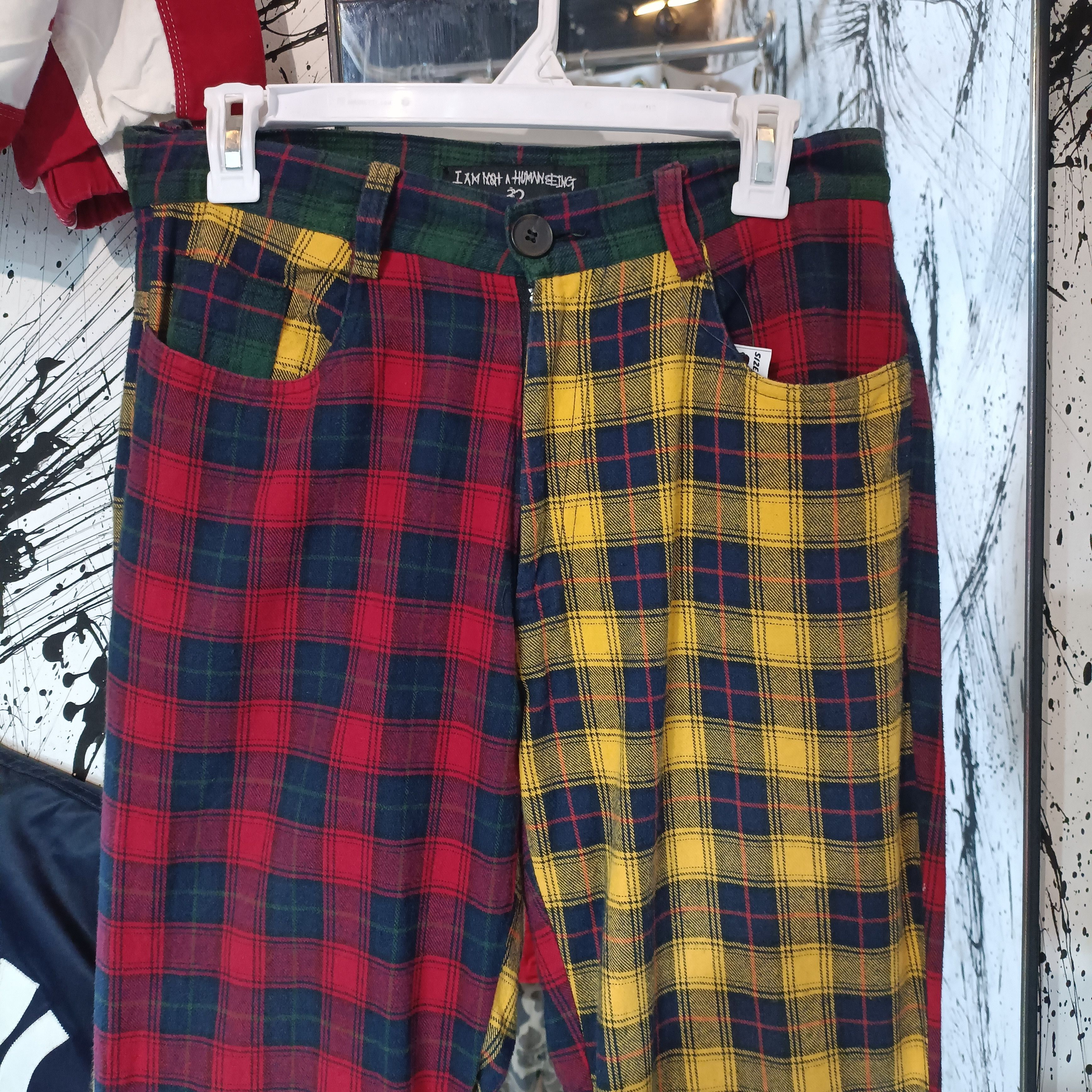 I Am Not A Human Being Iam not a human being Plaid Checkered Size US 32 / EU 48 - 3 Thumbnail