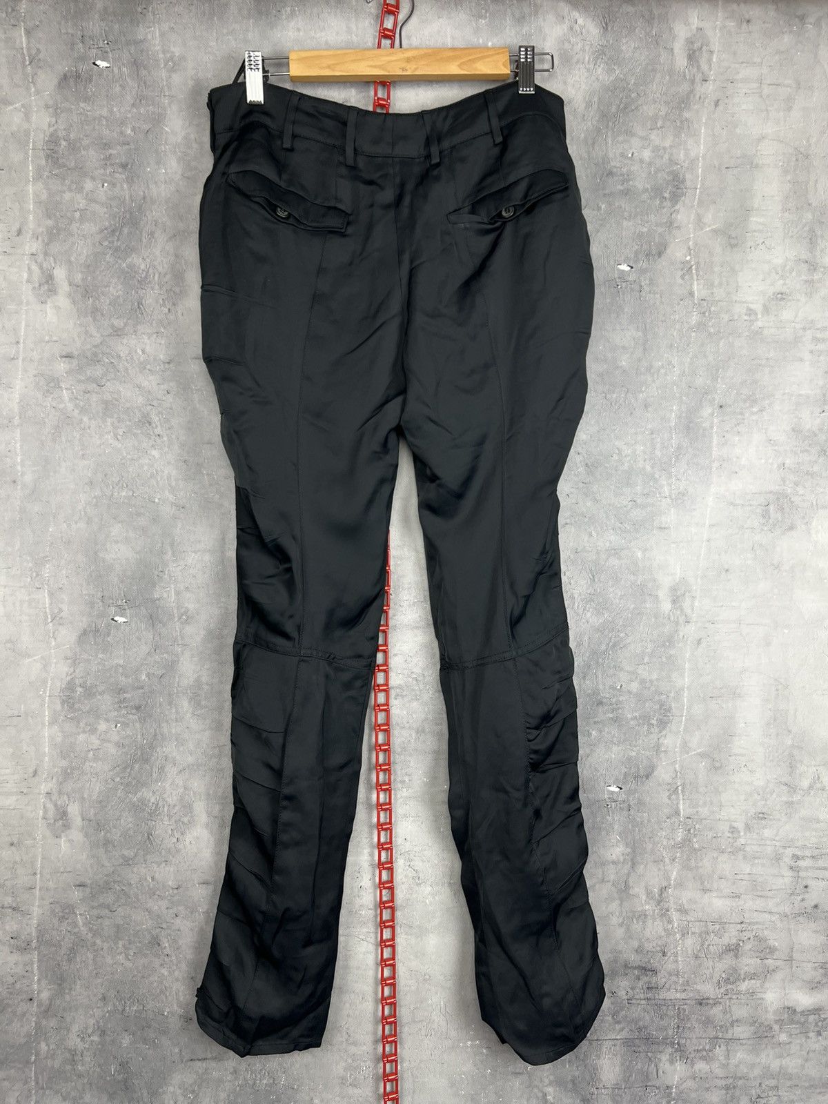 Prada Prada Milano Black Tab Viscose Women’s Pants Sz 42 Size 28" / US 6 / IT 42 - 3 Thumbnail
