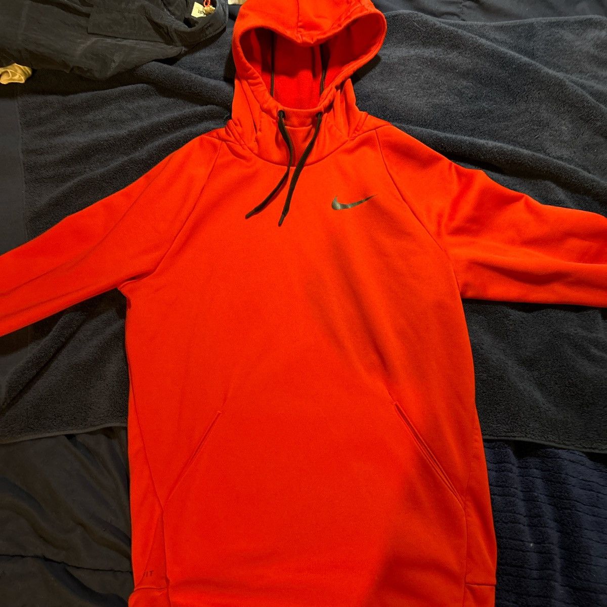 Nike Red Nike Dri-Fit Hoodie Size US S / EU 44-46 / 1 - 1 Thumbnail