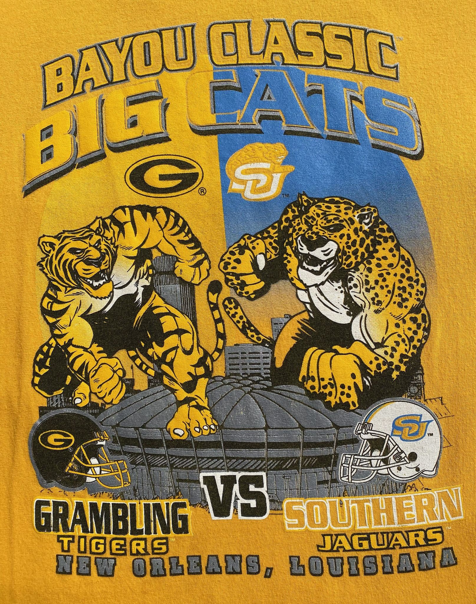 Gildan Y2K Bayou Classic Grambling Vs Southern T-Shirt Large Size US L / EU 52-54 / 3 - 2 Thumbnail