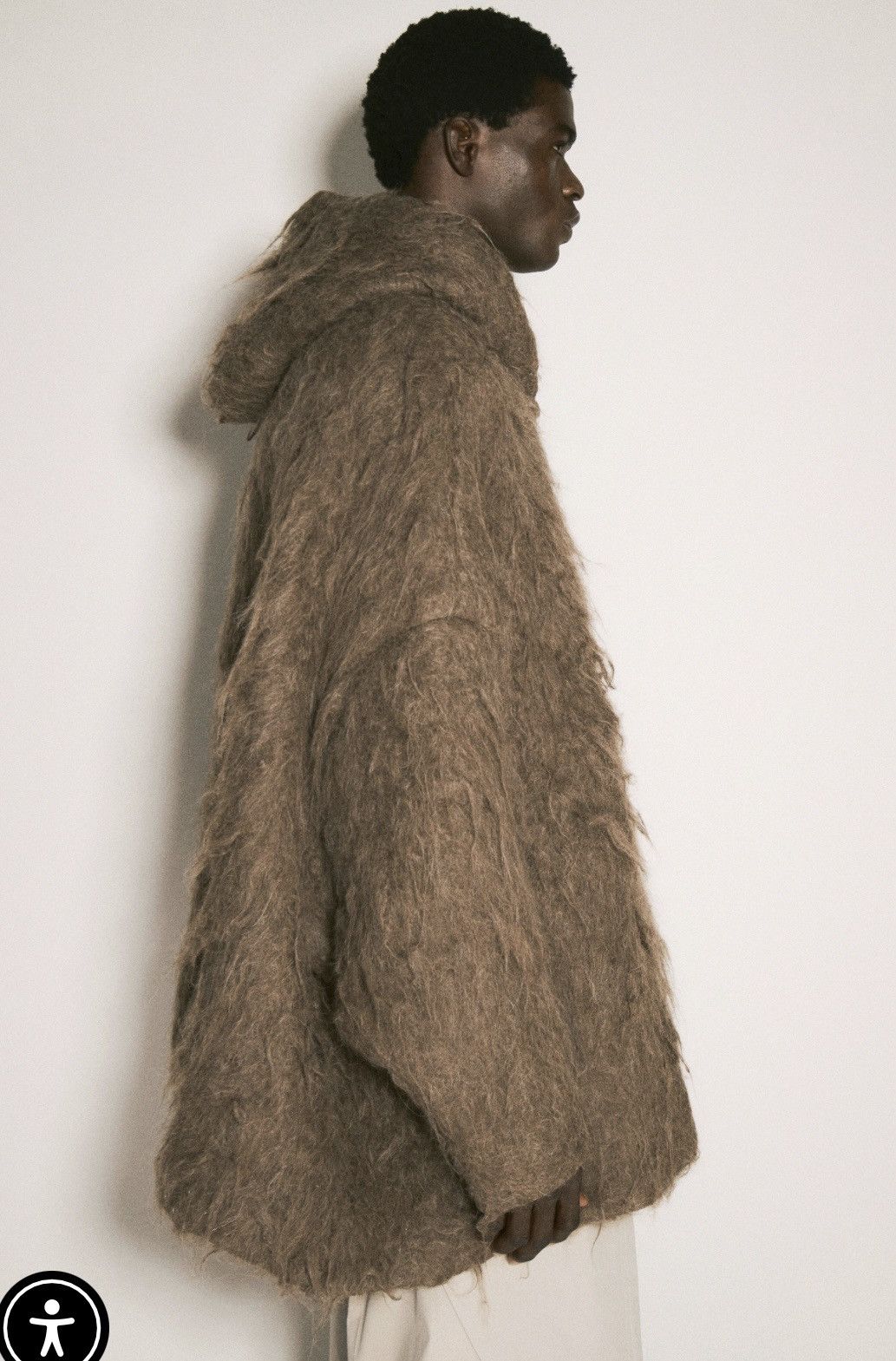 Rick Owens Rick Owens Porterville Peter Alpaca Coat 48 Size US M / EU 48-50 / 2 - 2 Thumbnail