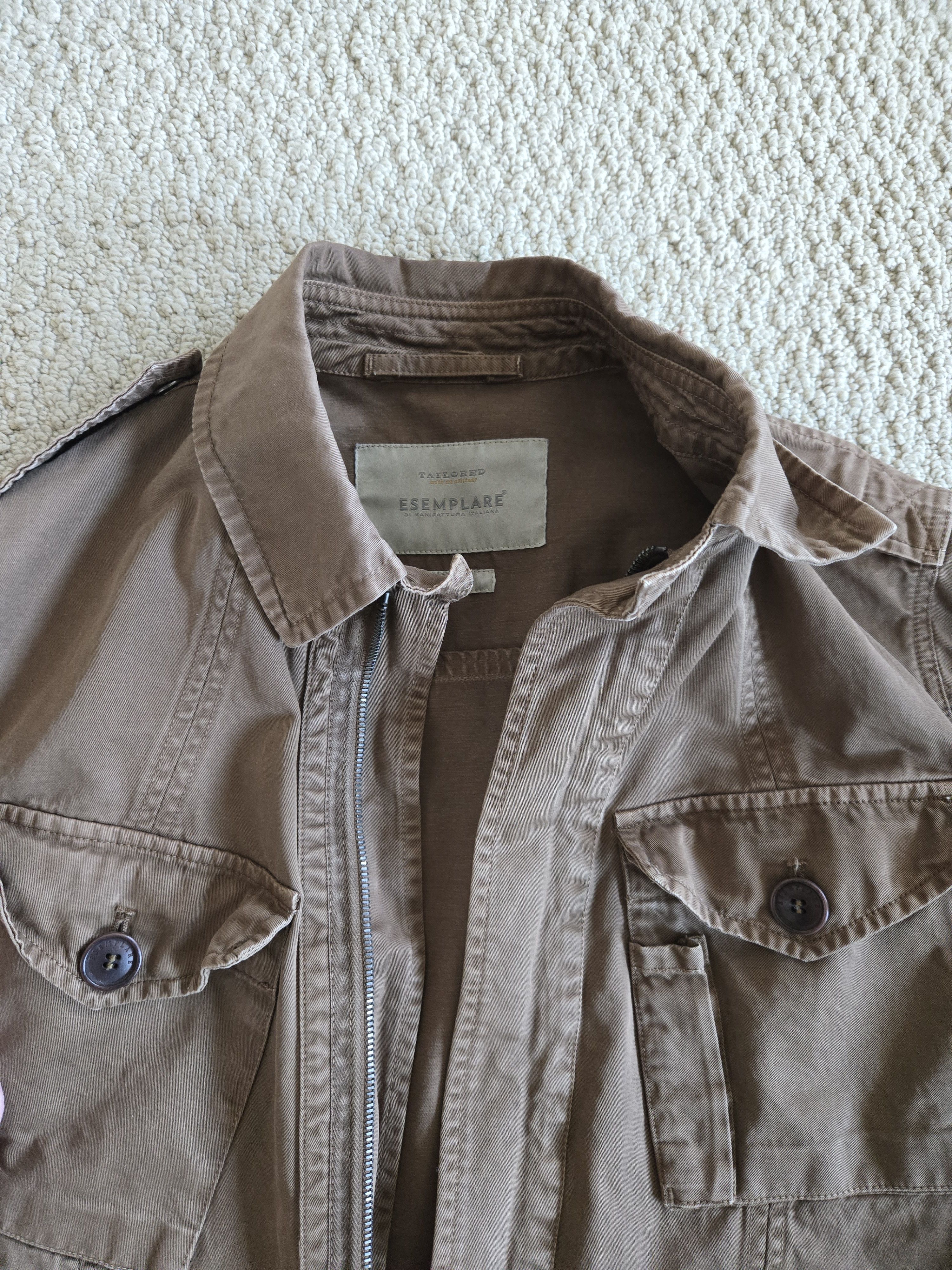 Esemplare brown military field jacket
