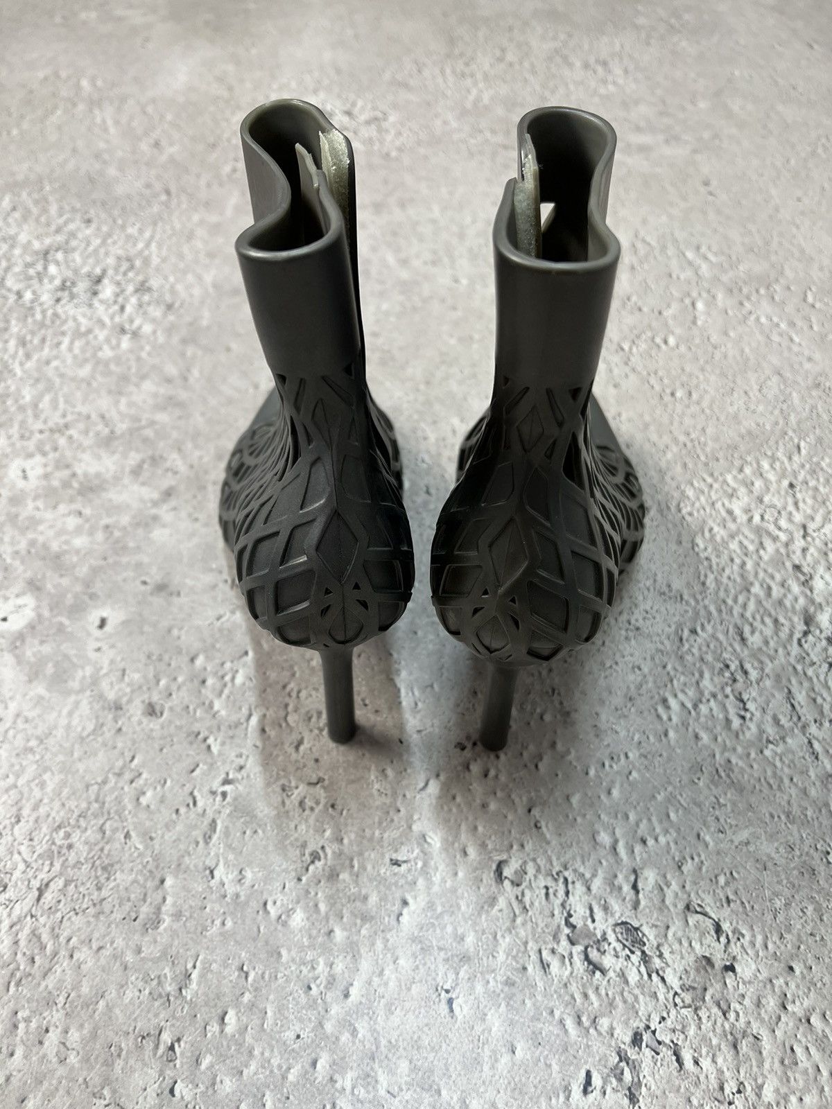 Jean Paul Gaultier Jean Paul gaultier x Melissa rubber heel boots 41 size Size US 11 / IT 41 - 5 Thumbnail