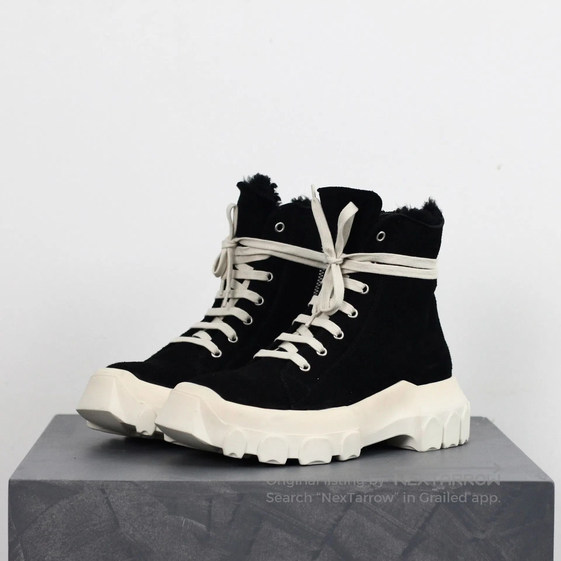 Rick Owens rick owens military style boots in black. Size US 7.5 / EU 40-41 - 1 Thumbnail