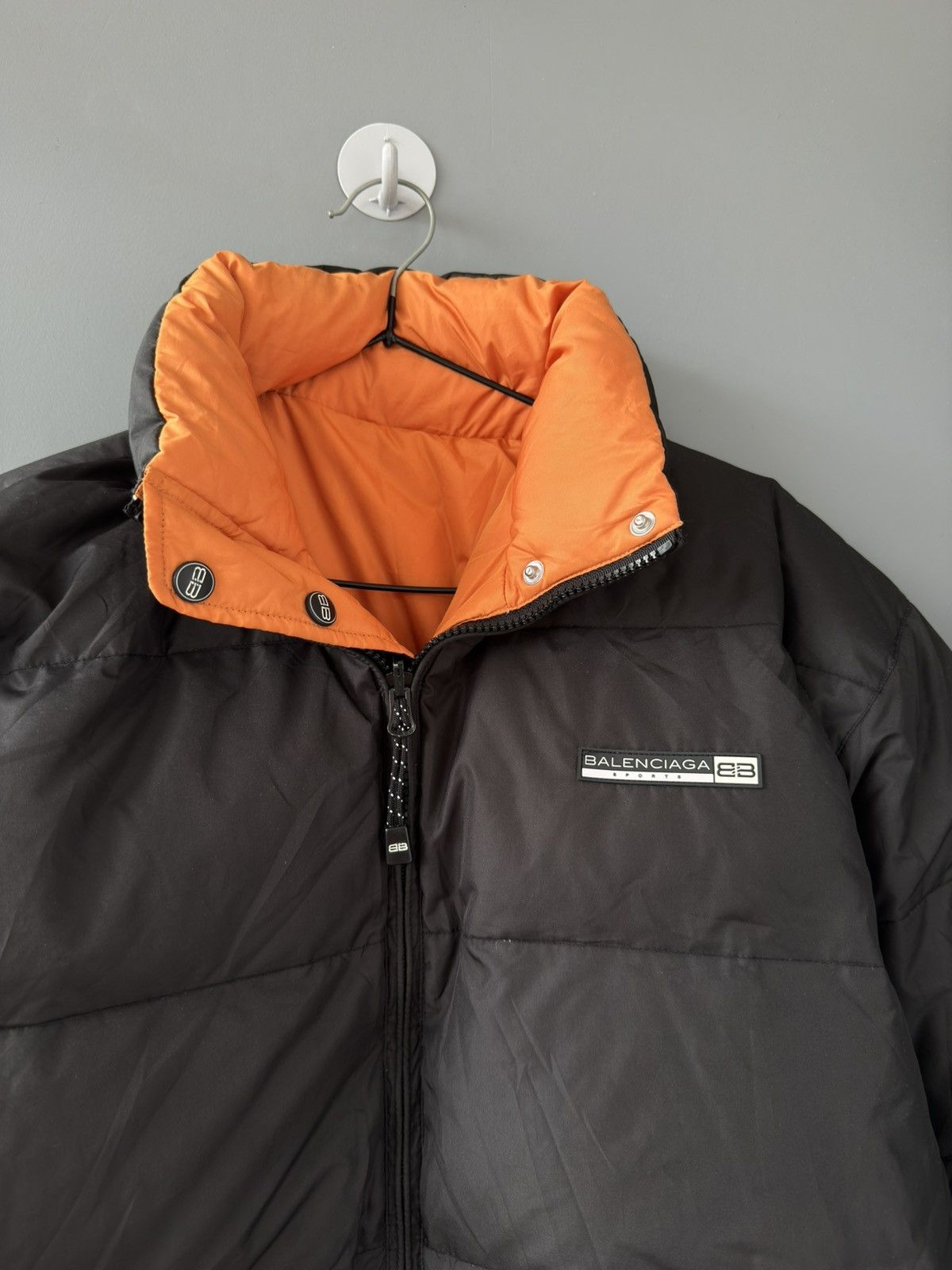 Balenciaga × Vintage Vintage Balenciaga Reversible Puffer Jacket Size US M / EU 48-50 / 2 - 2 Thumbnail