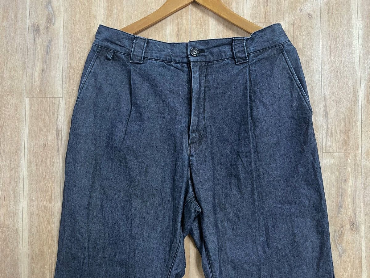 JW Anderson × Japanese Brand J.W Anderson Relax Pants W33 L40 Light Denim Chambray Size US 33 - 2 Thumbnail