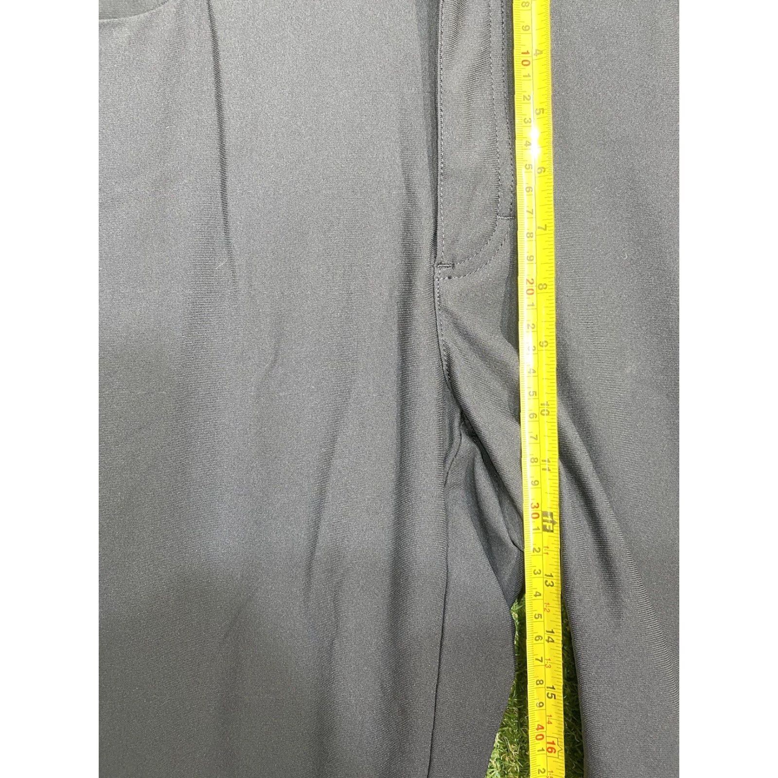 Vintage VRST Pants Mens 32x30 Solid Black Stretch Flat Front Performance Chino Y2K Size US 32 / EU 48 - 5 Thumbnail
