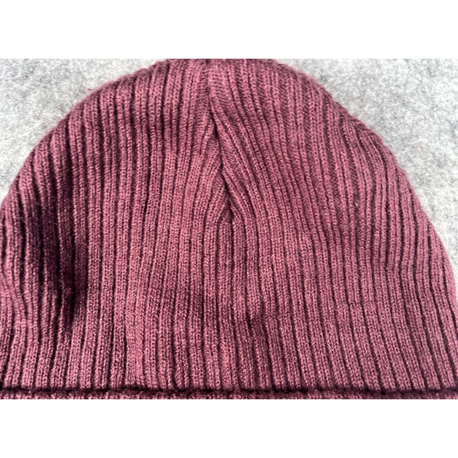 Vintage Spencer's Gift Beanie Women One Size Purple 100% Acrylic Knit Ski Size ONE SIZE - 3 Thumbnail