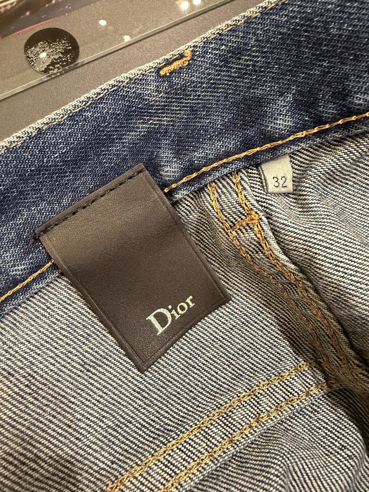 Dior Dior Bee Detail Slim Denim Jeans Size US 32 / EU 48 - 4 Thumbnail