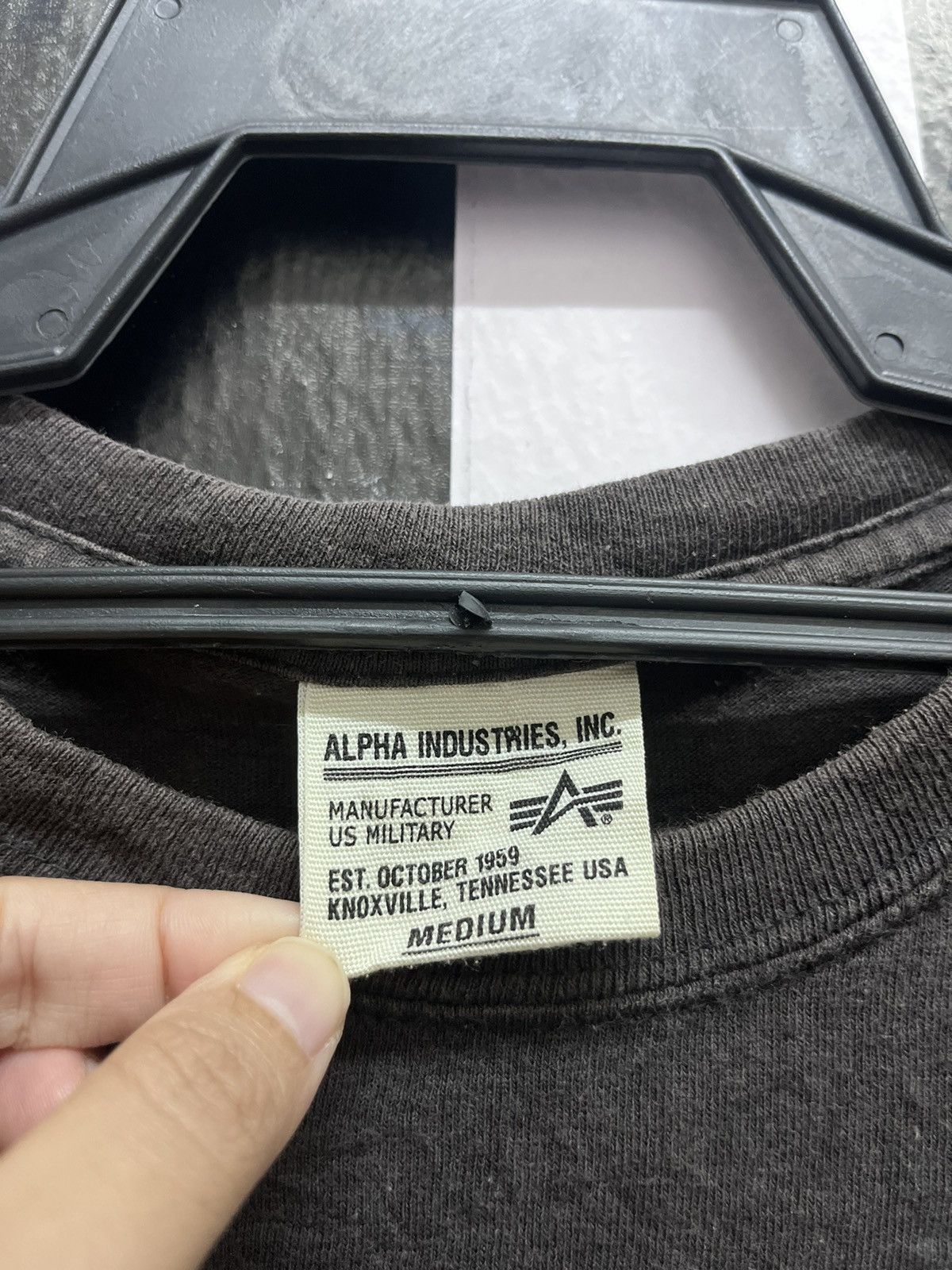 Alpha Industries Alpha Industries Spellout logo T-shirt M Size US M / EU 48-50 / 2 - 3 Thumbnail