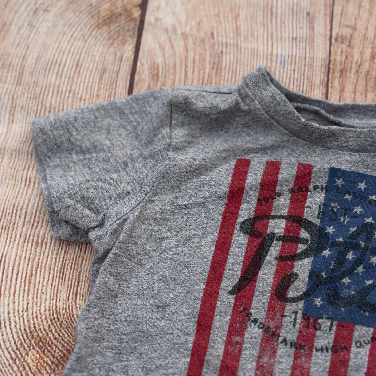 Polo Ralph Lauren Ralph Lauren Baby 9 Month American Flag Graphic T-Shirt Size US XXS / EU 40 - 3 Thumbnail