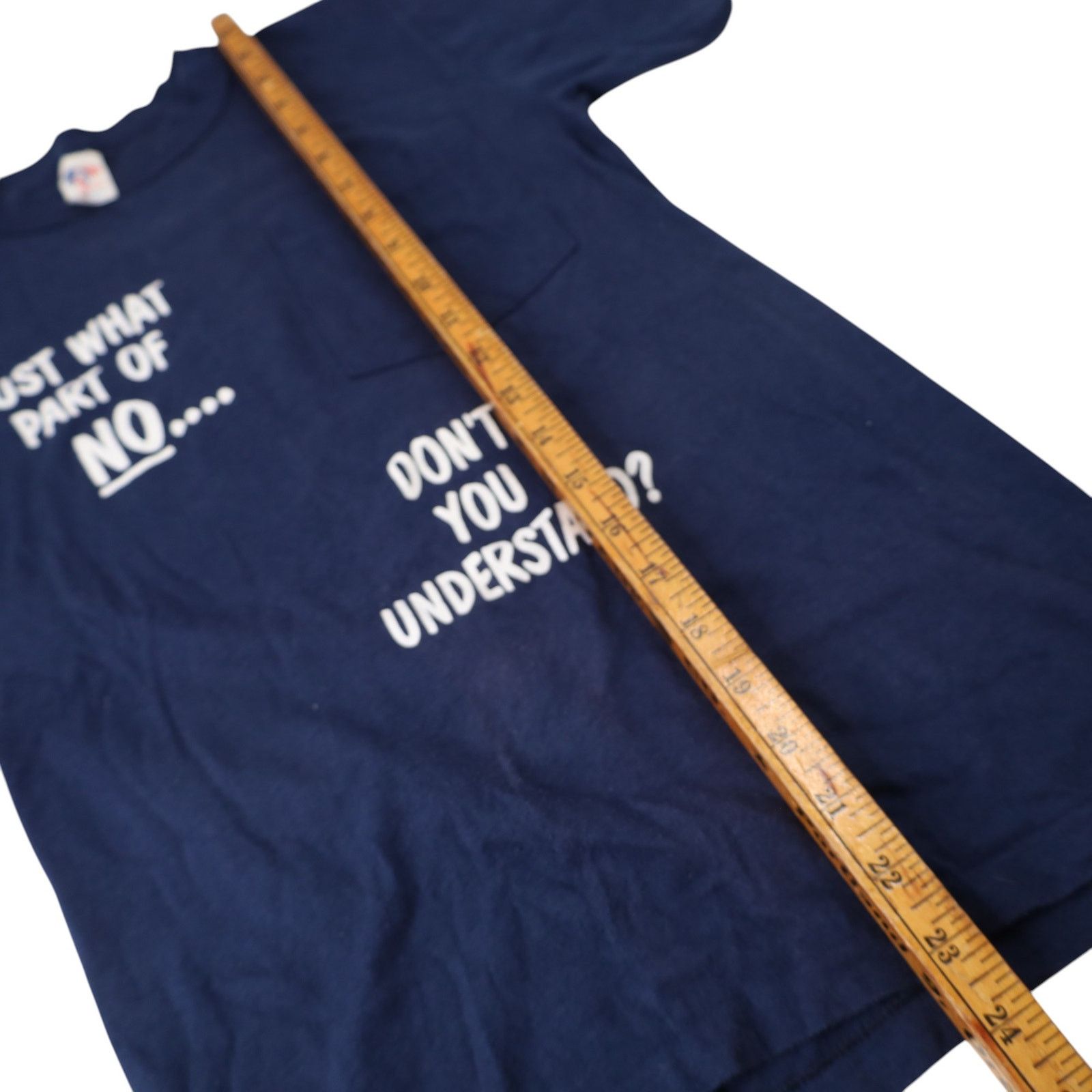 Vintage Vintage "What Part of NO Dont you Understand" Slogan T Shirt Size US S / EU 44-46 / 1 - 8 Thumbnail