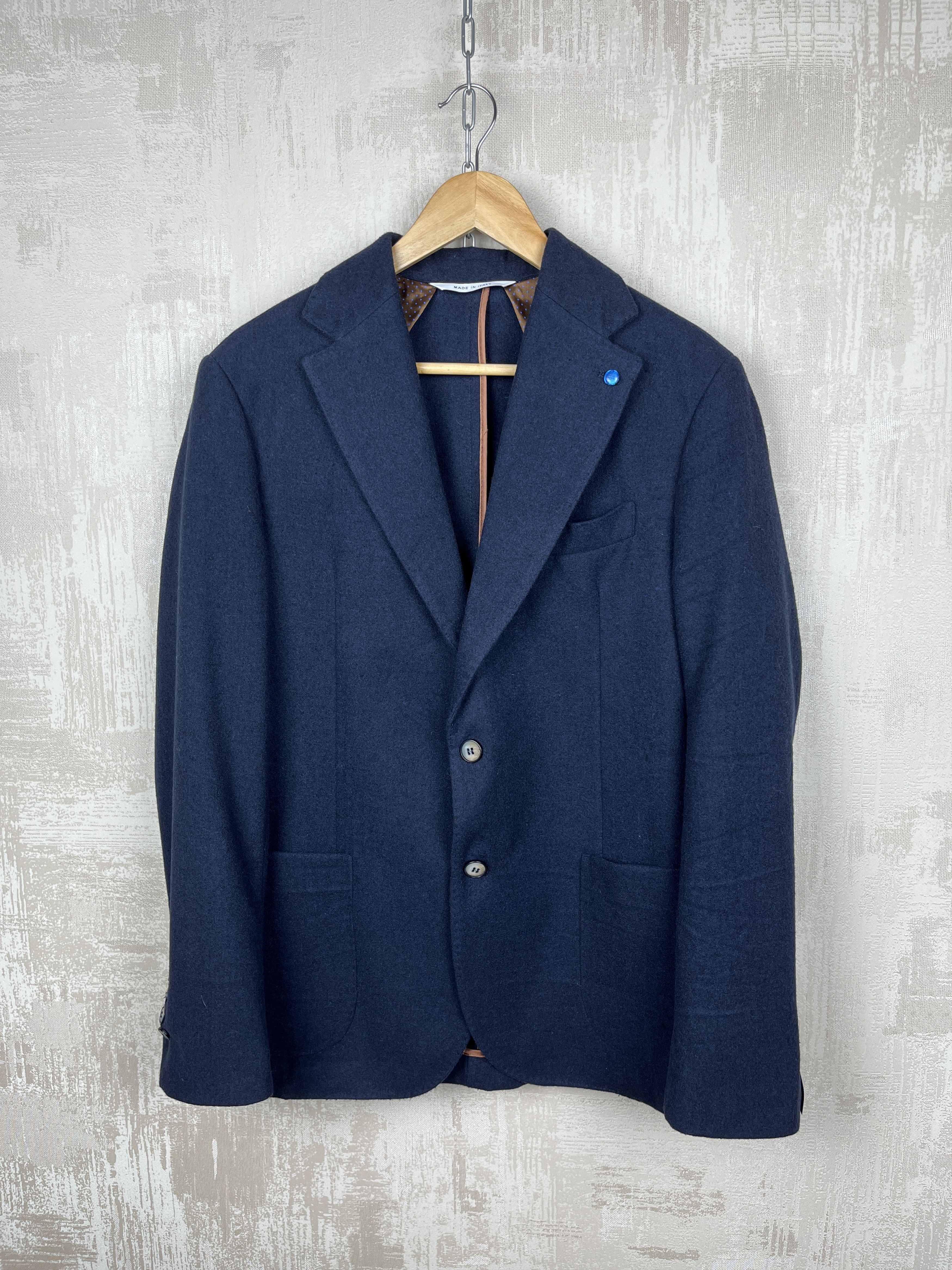 Other Linea Sartoriale Milano 80% Wool / 20% Cashmere Blazer Size US M / EU 48-50 / 2 - 1 Thumbnail