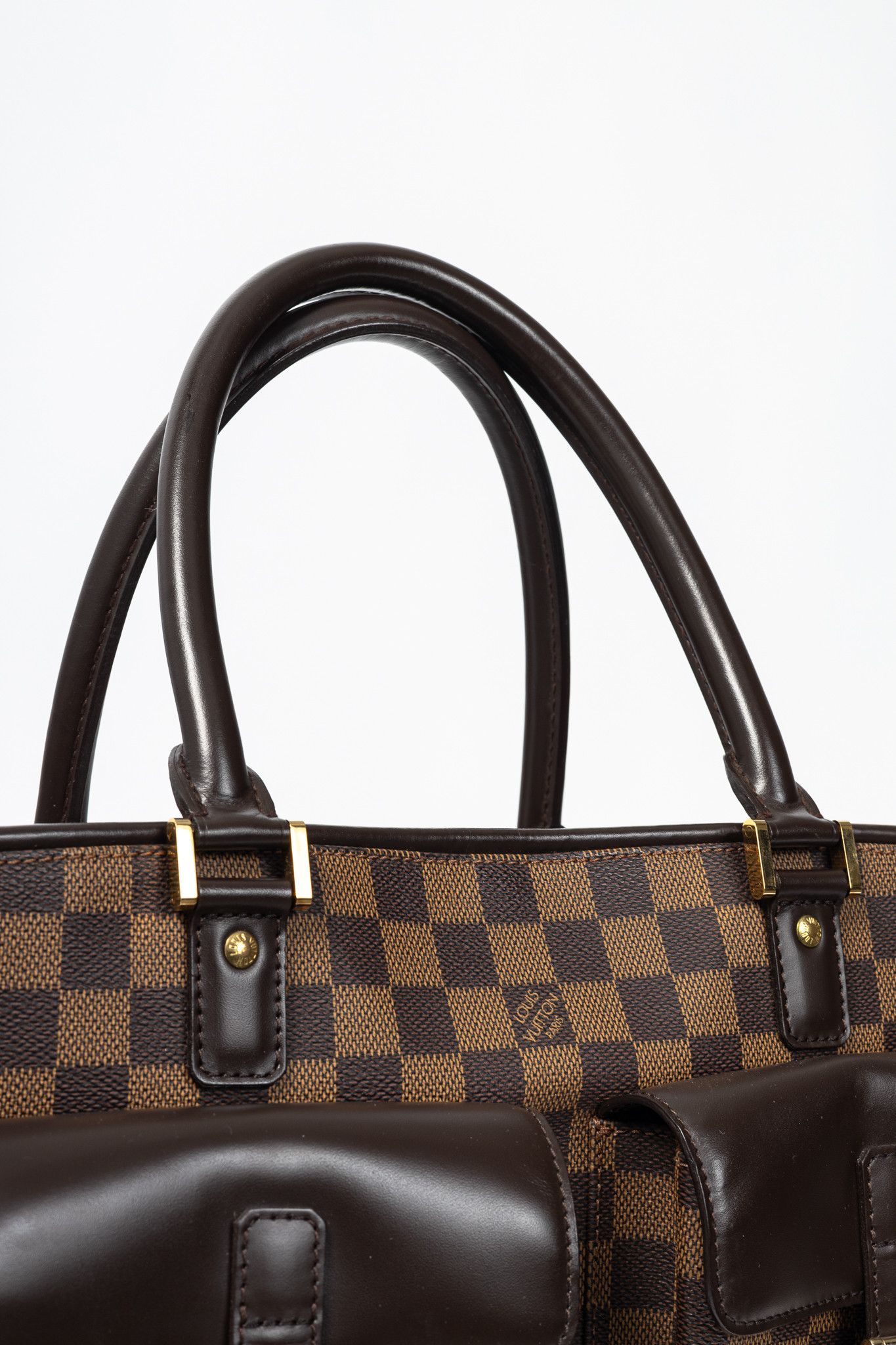 Louis Vuitton Louis Vuitton Manosque GM Damier Ebene Canvas Tote Size ONE SIZE - 6 Thumbnail