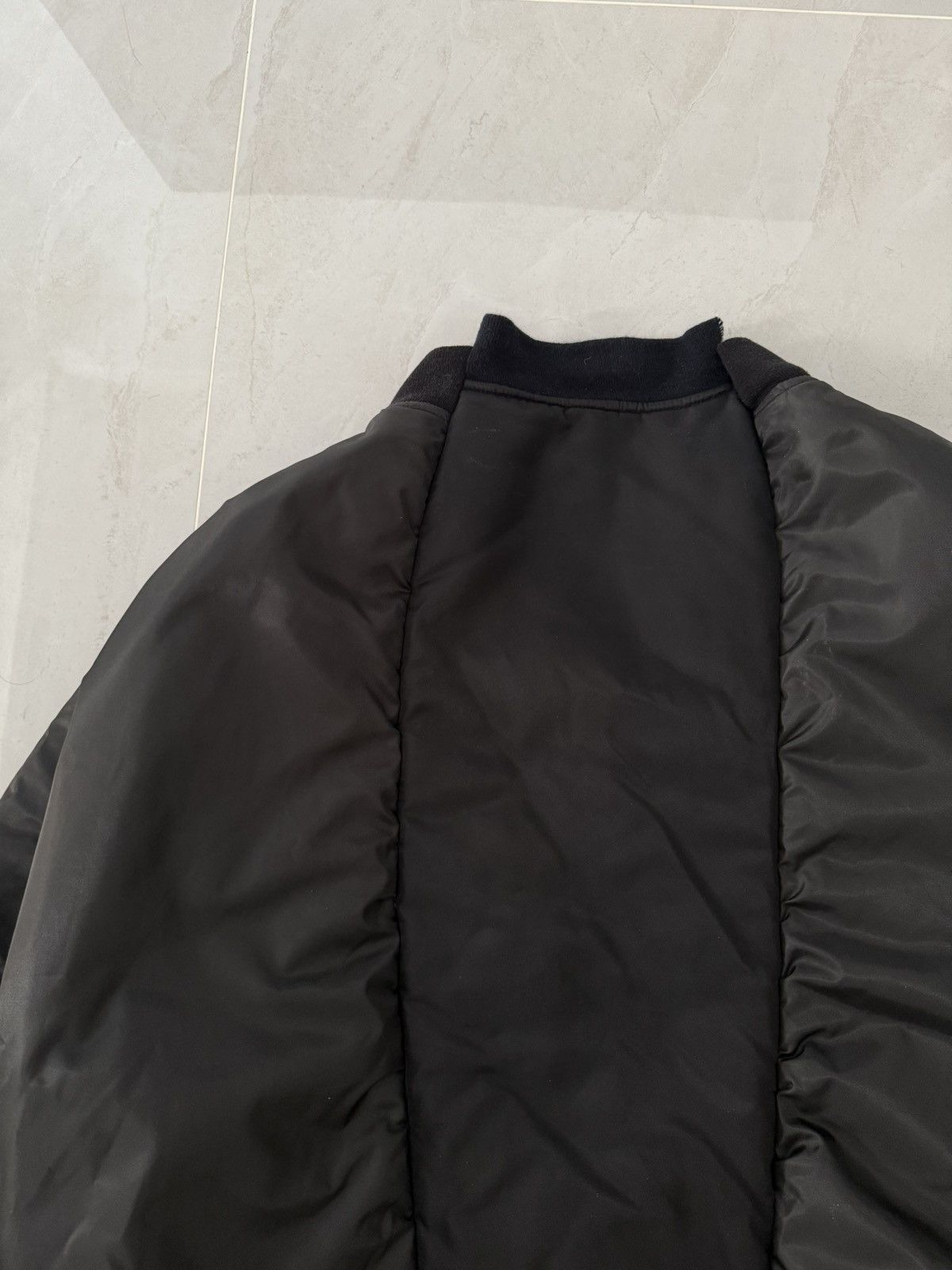 Vetements Vetements AW16 Deconstructed Black Bomber Jacket Size US XXL / EU 58 / 5 - 4 Thumbnail