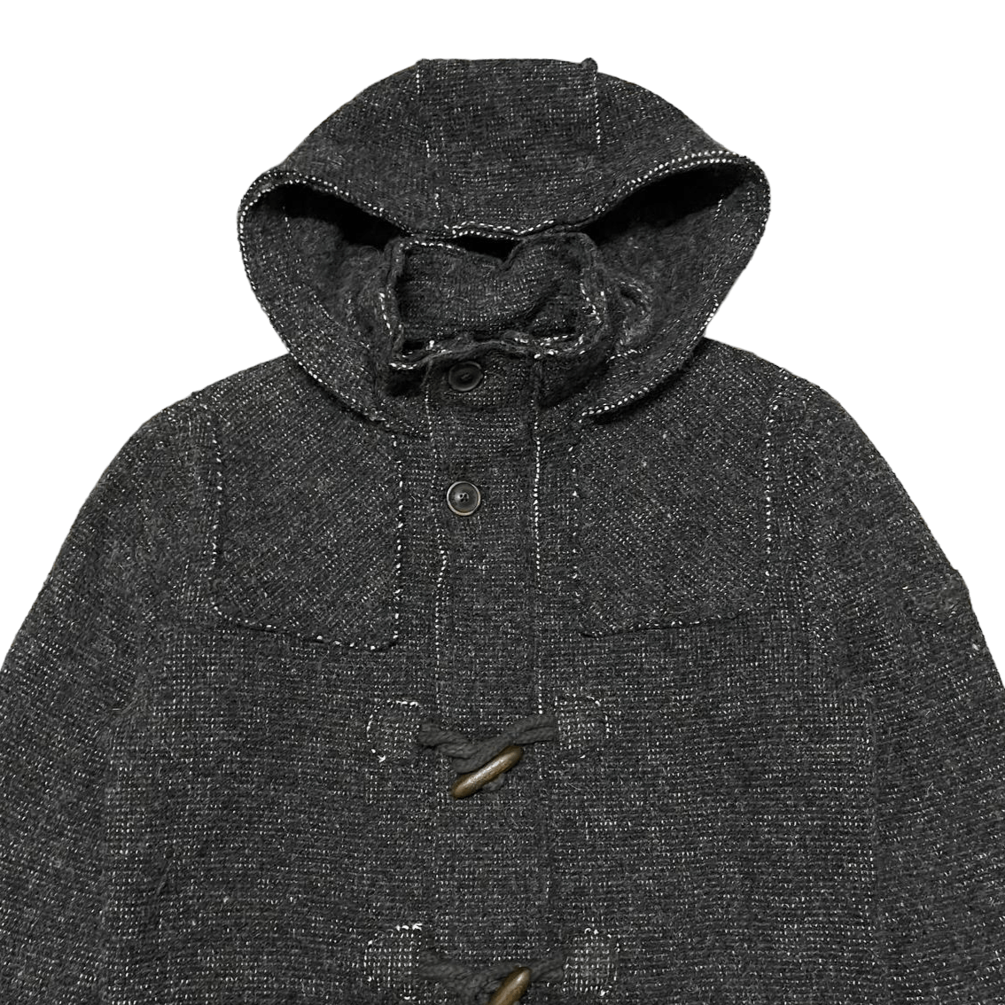 GAS Vintage Gas Wool Hooded Coat Gray Size US S / EU 44-46 / 1 - 2 Thumbnail