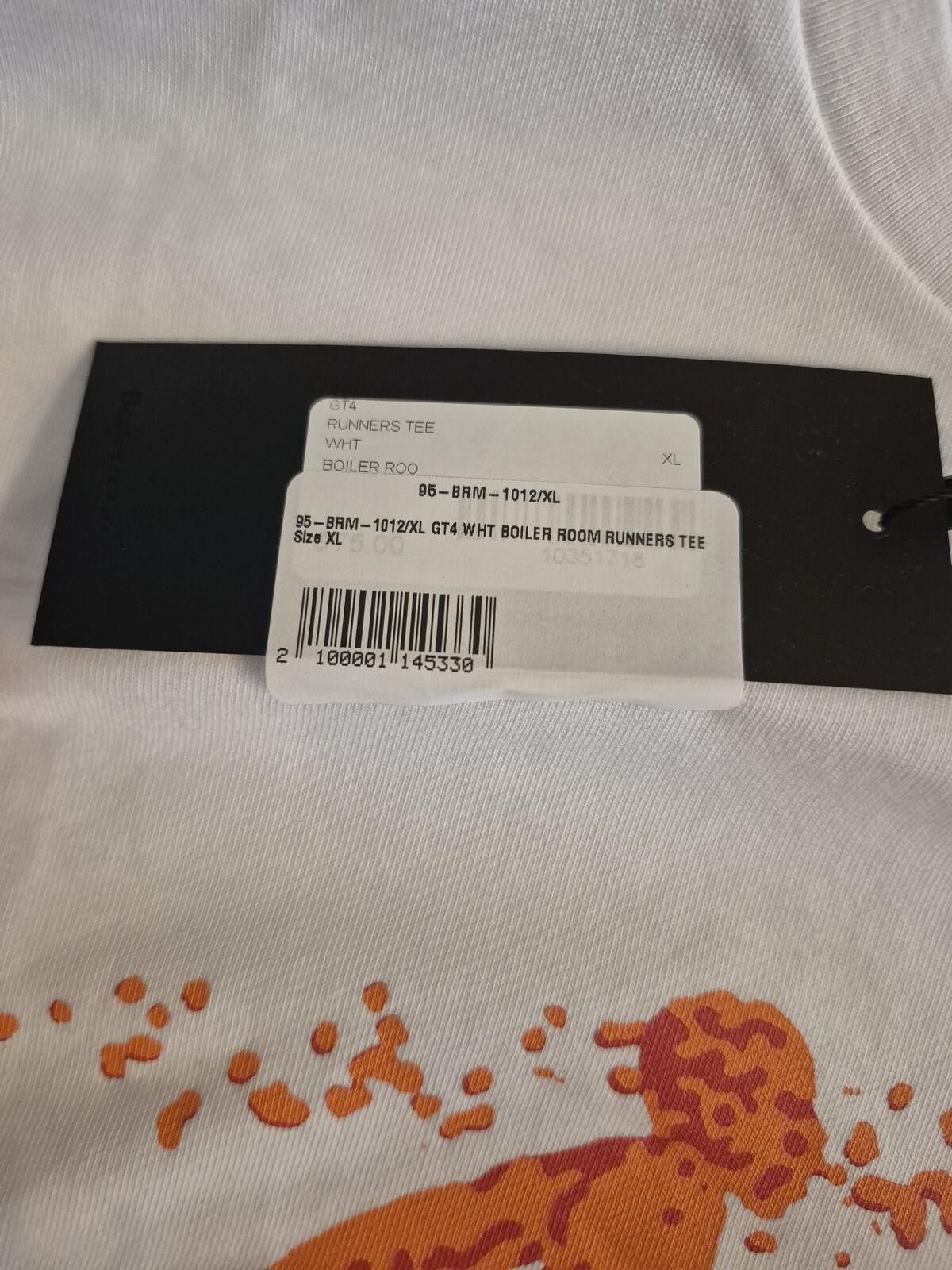 Boiler Room Boiler Room Runners Tee Size XL Size US XL / EU 56 / 4 - 7 Thumbnail