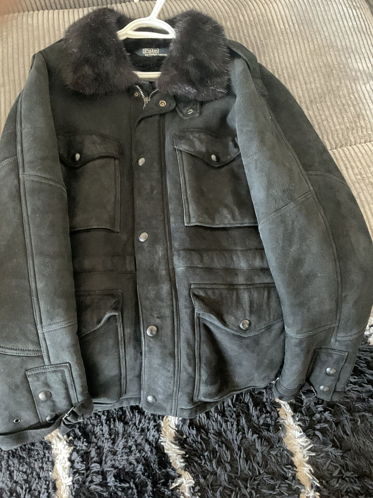Ralph Lauren Blue Label Ralph Lauren One-of-One Shearling Jacket Custom Made Size US XXL / EU 58 / 5 - 1 Thumbnail
