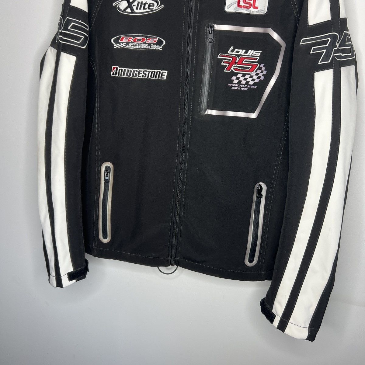 Vintage Vintage Bridgestone Louis 75 Motorcycle Racing Jacket Size US L / EU 52-54 / 3 - 6 Thumbnail