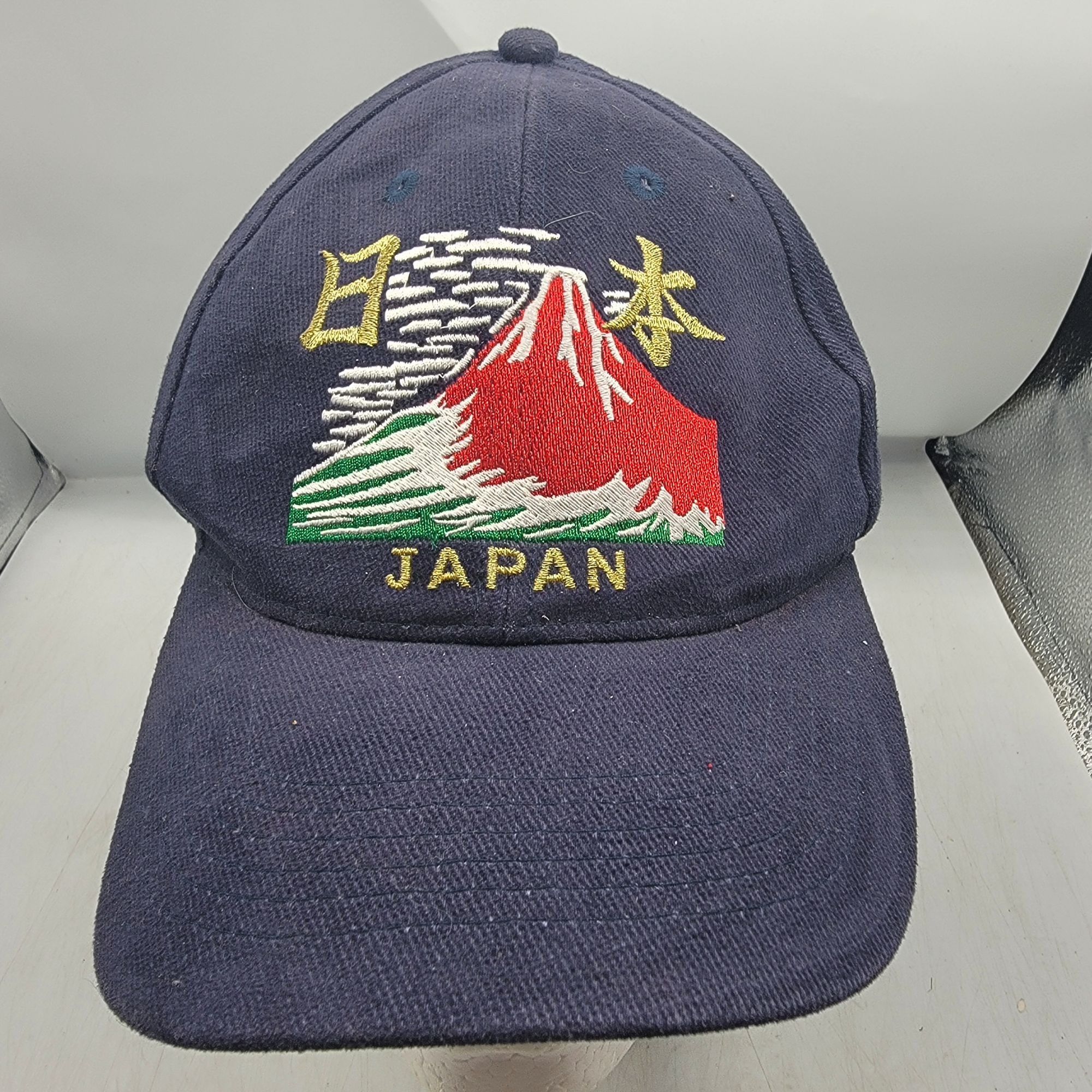 Other Japan Embroidered Navy Baseball Cap With Mount Fuji Design T Size ONE SIZE - 1 Thumbnail