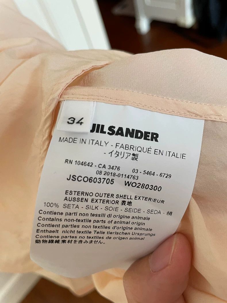 Jil Sander Jil Sander Light melon colored shirt Size 4XL / US 24-26 - 4 Thumbnail