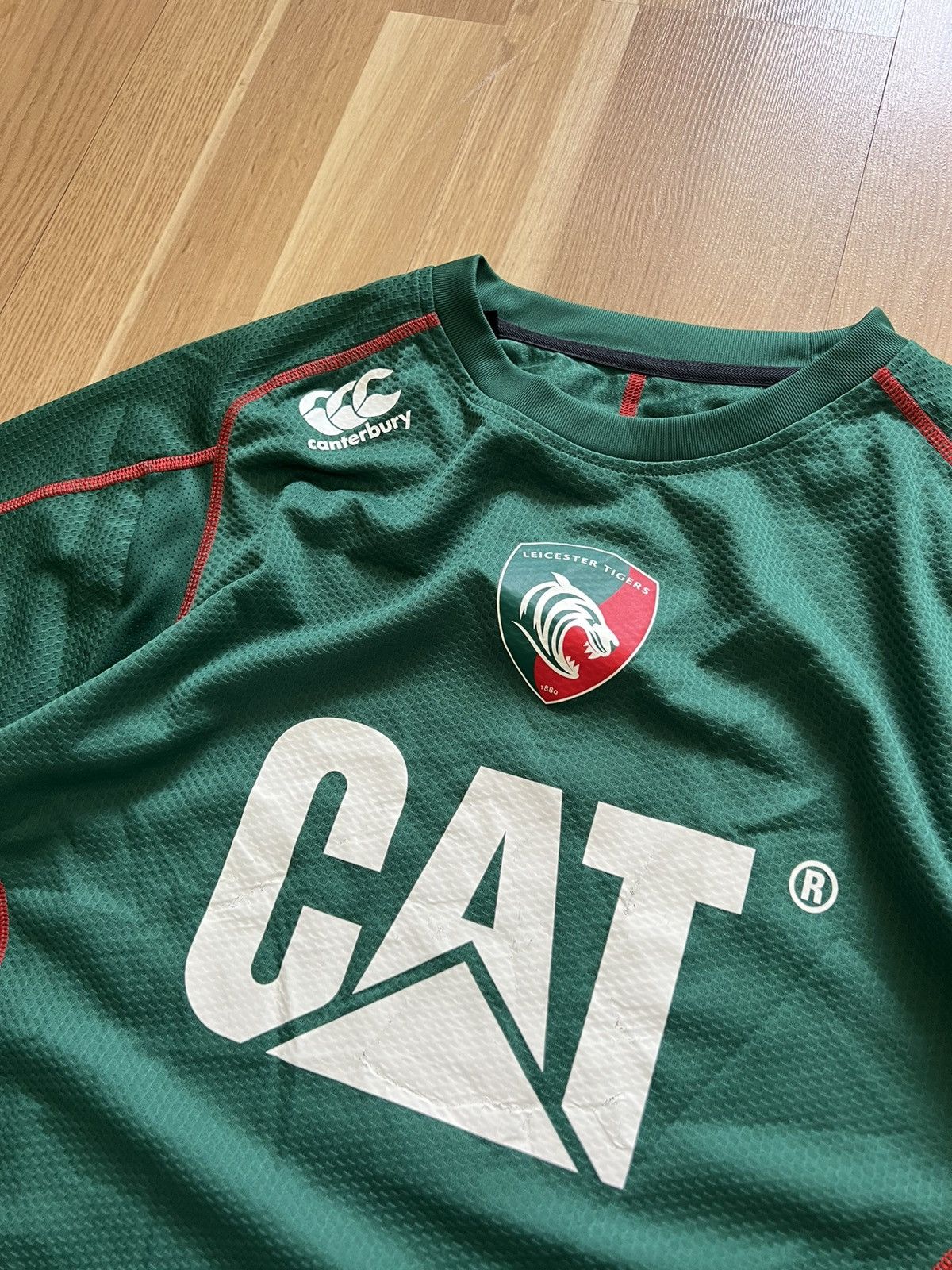 Vintage Leicester tiger football rugby jersey cat conterbury Size US M / EU 48-50 / 2 - 4 Thumbnail