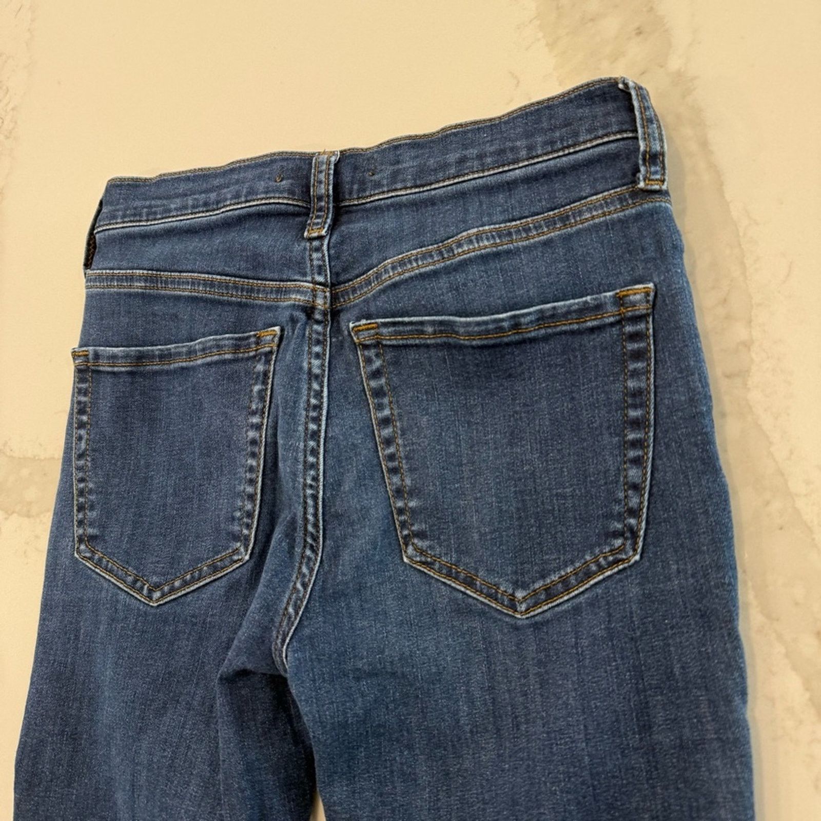 Free People Free People Busted Knee High Waisted Skinny Jeans Women’s 26 Size 26" / US 2 / IT 38 - 10 Thumbnail