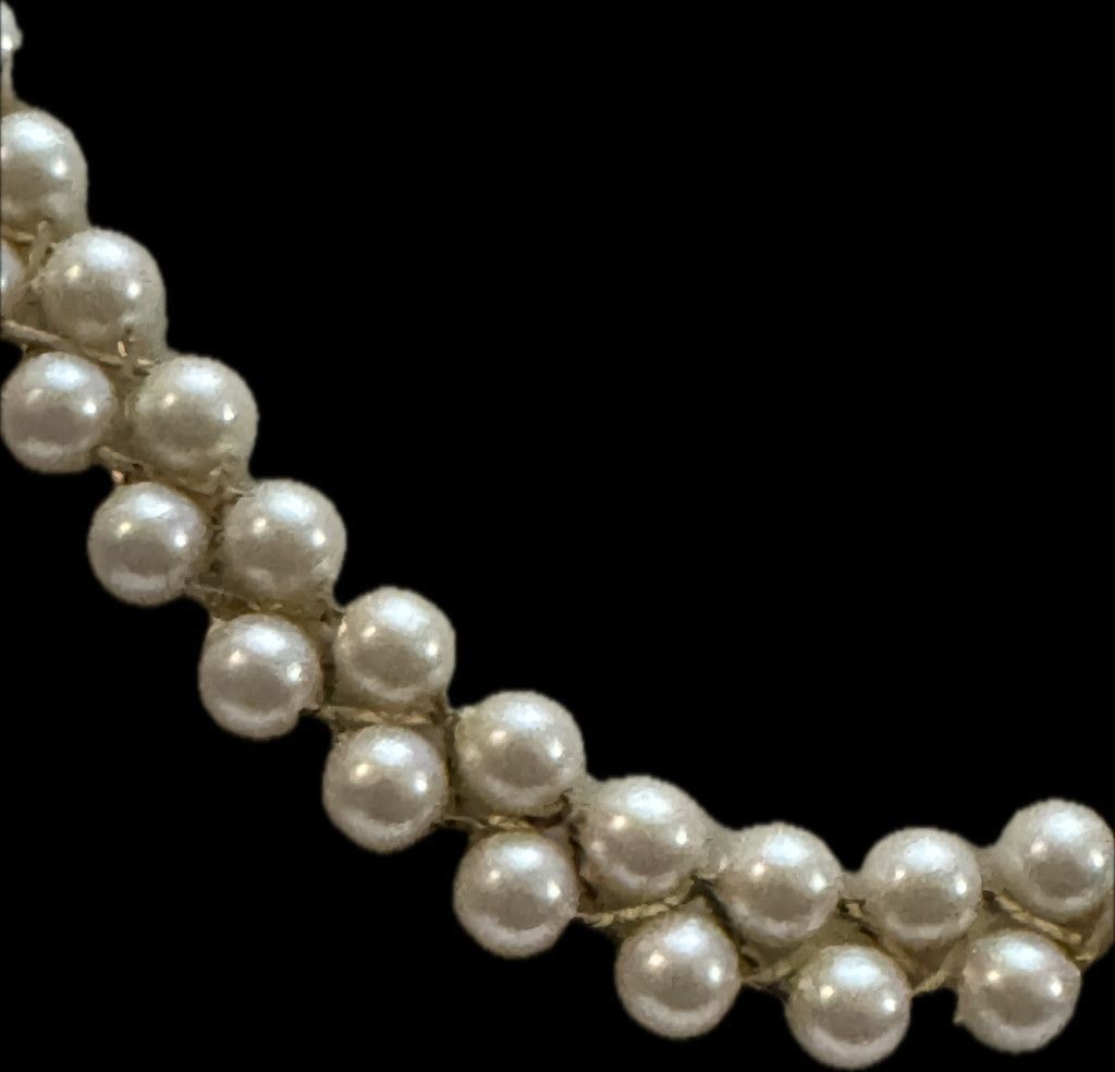 Other Avon faux pearl braided necklace white gold tone 16.5" Size ONE SIZE - 3 Thumbnail