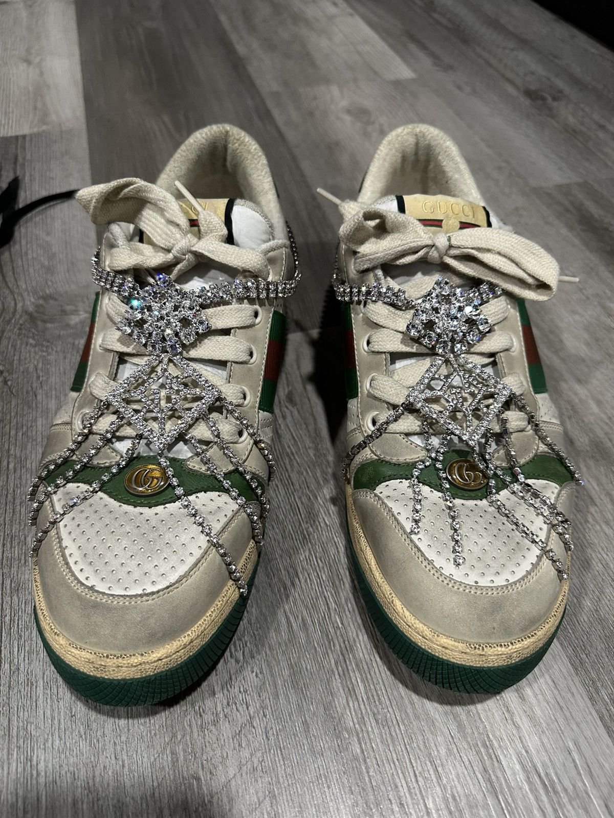 Gucci Gucci Crystal Screeners Size US 10 / EU 43 - 1 Thumbnail
