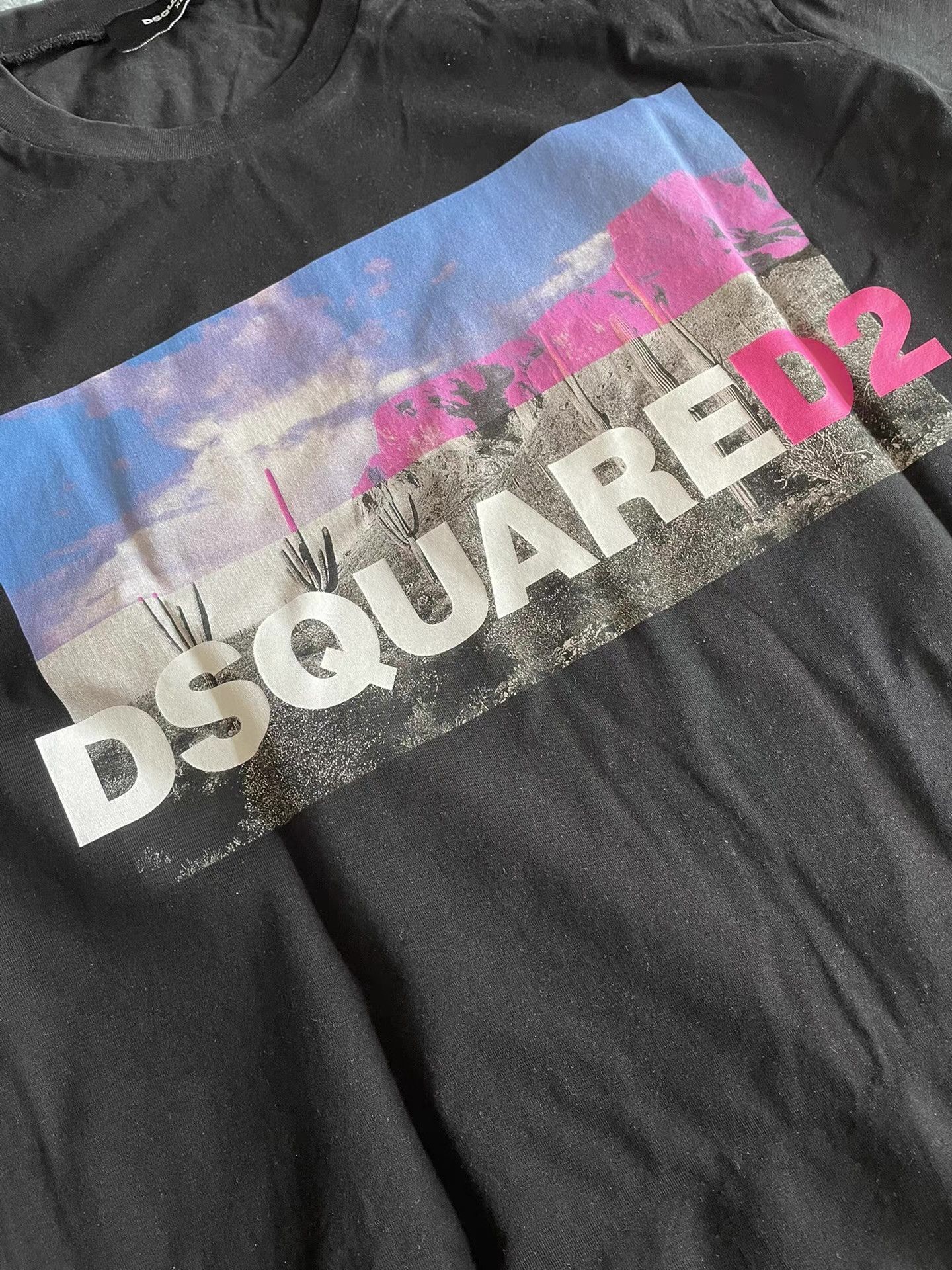 Dsquared2 DSquared2 (D2) Classic Black Short-Sleeve T-Shirt, Size US XL / EU 56 / 4 - 2 Thumbnail