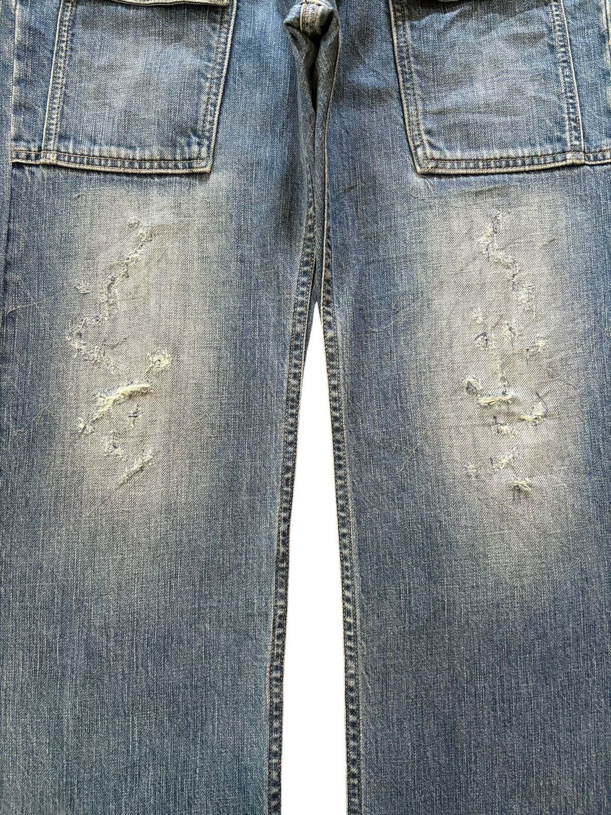 45rpm Vintage 45 Rpm Distress Loose Bush Pant Jeans Size US 30 / EU 46 - 3 Thumbnail