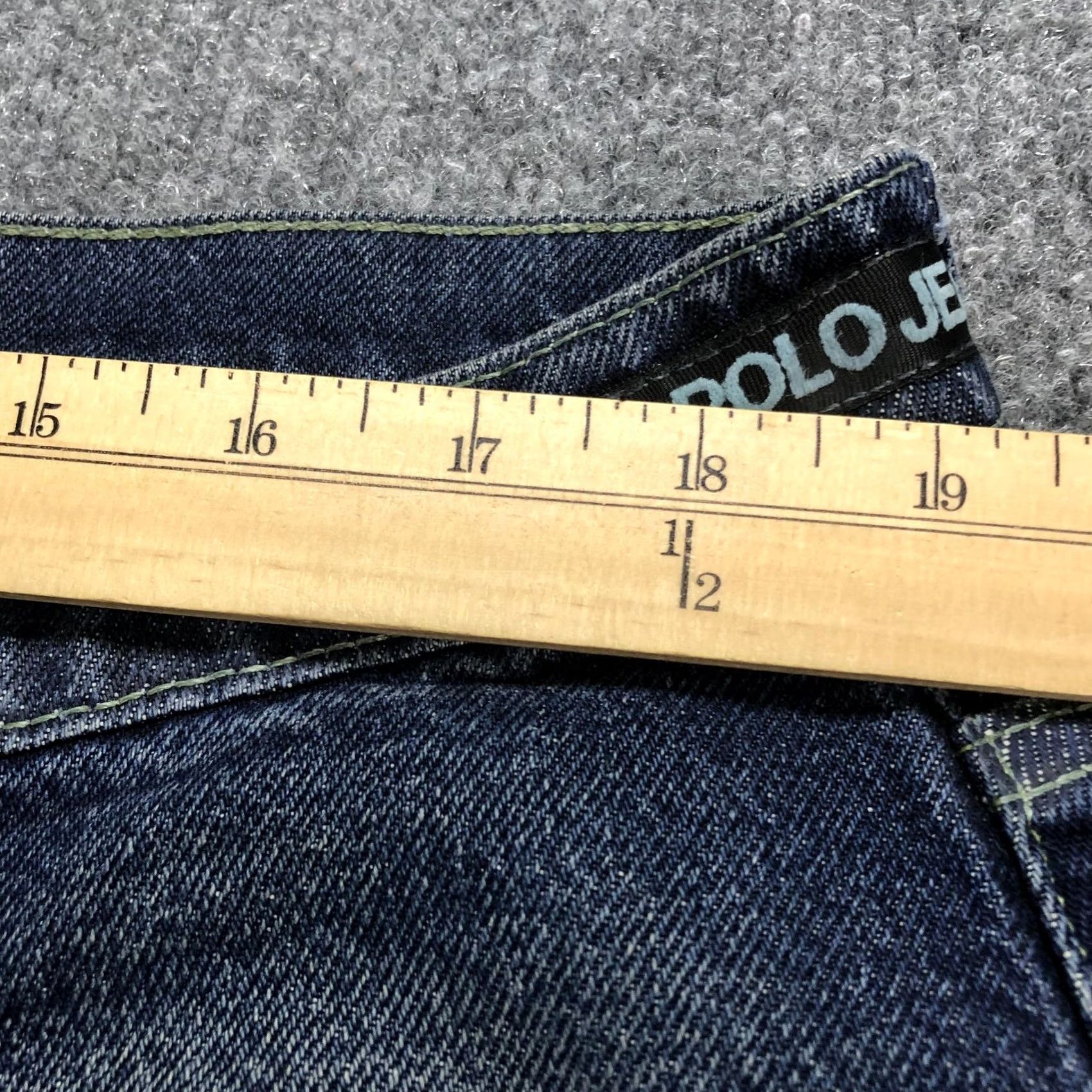 Polo Ralph Lauren Polo Ralph Lauren Jeans Mens 37x29 Blue Medium Wash Relaxed Straight Denim Pants Size US M / EU 48-50 / 2 - 3 Thumbnail