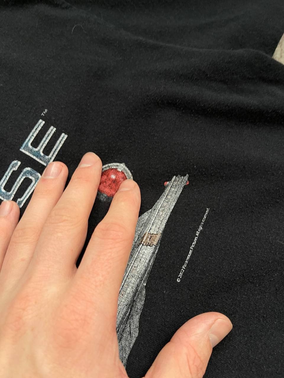 Fruit Of The Loom × Star Wars × Vintage RARE 2002 STAR WARS ENTERPRISE PARAMOUNT PICTURES TEE Size US L / EU 52-54 / 3 - 6 Thumbnail