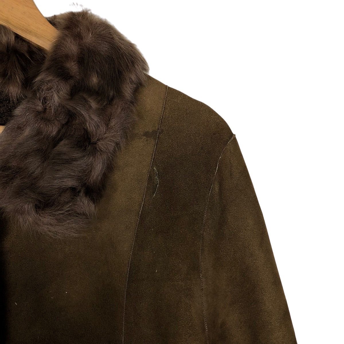 Japanese Brand 🔥90’s Vintage Leather Shearling Jacket Mink Fur Lining Size US M / EU 48-50 / 2 - 8 Thumbnail