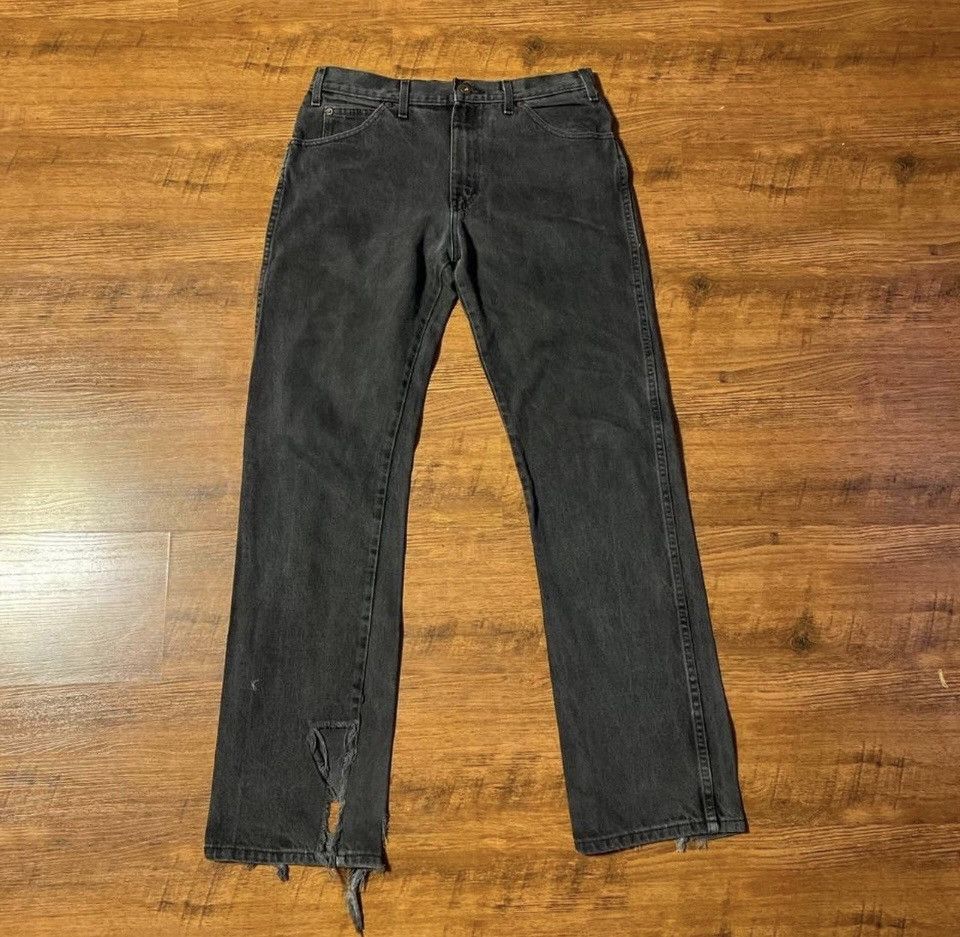 Dickies Vintage Dickies Black Distressed Straight Leg Jeans Size US 32 / EU 48 - 1 Thumbnail