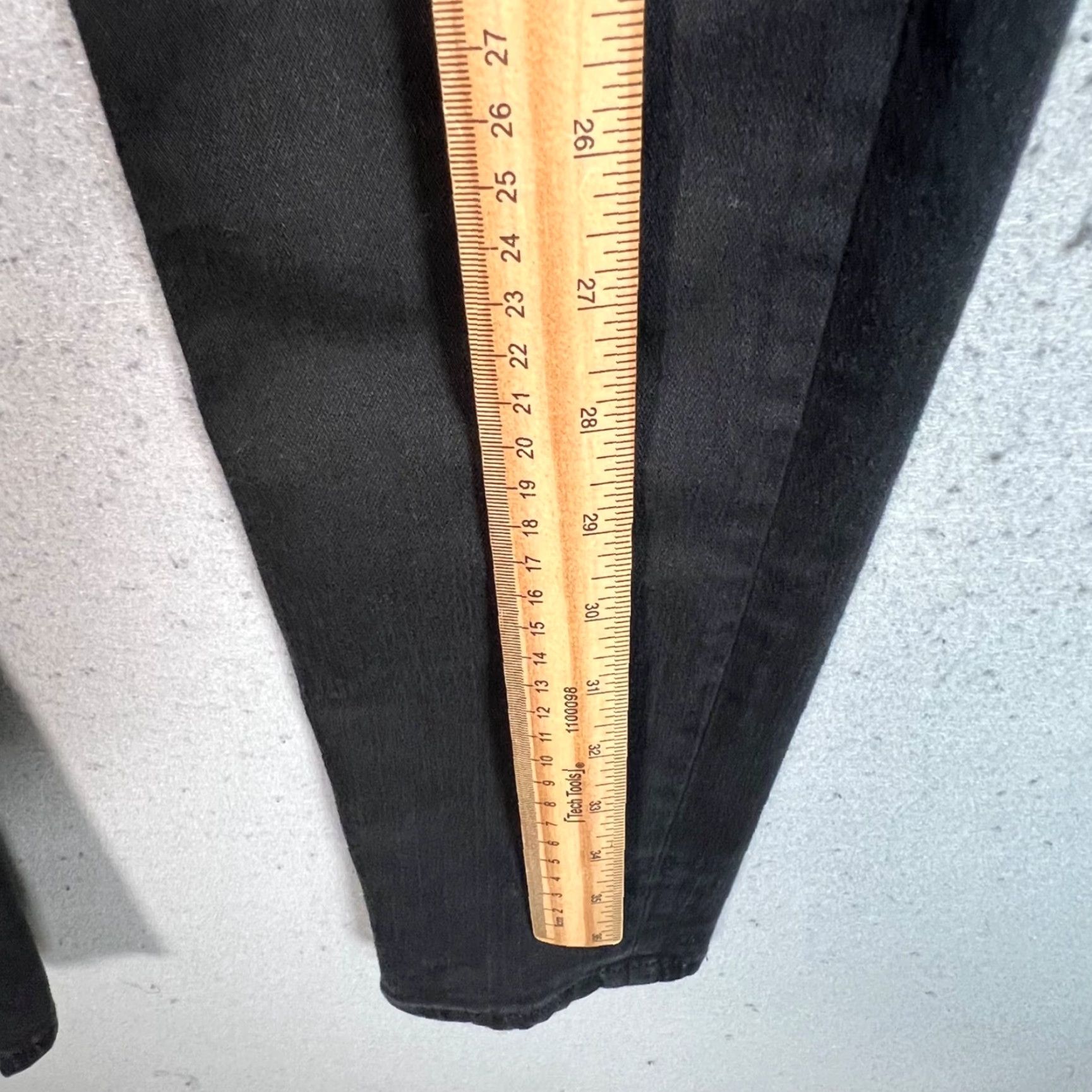 Cos COS Women's Skinny Jeans Denim Black 26 Mid Rise 5-Pocket Womens Size 26" / US 2 / IT 38 - 6 Thumbnail