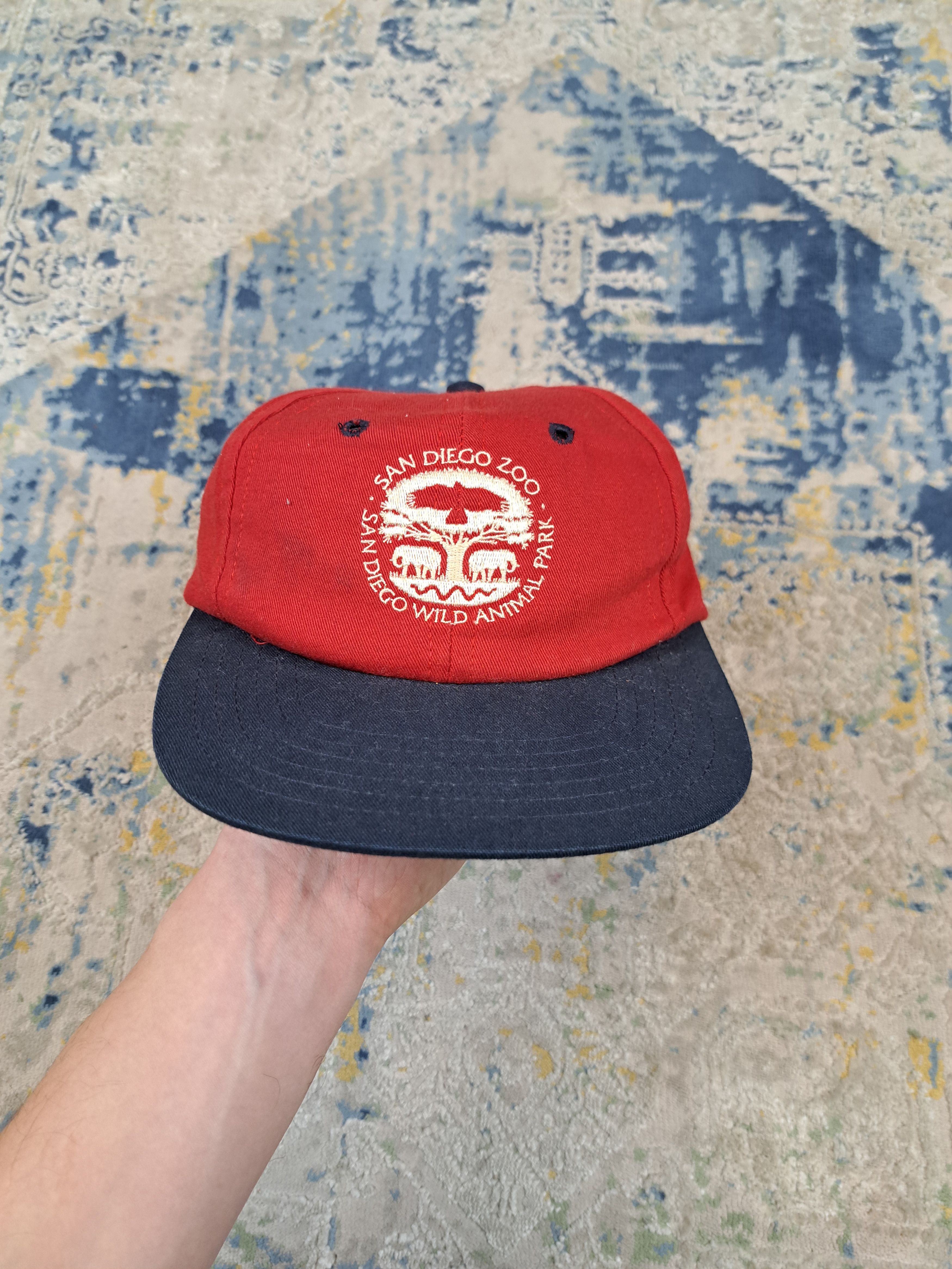 Vintage Vintage 90s San Diego Zoo Snap Back Cap Streetwear Size ONE SIZE - 2 Thumbnail