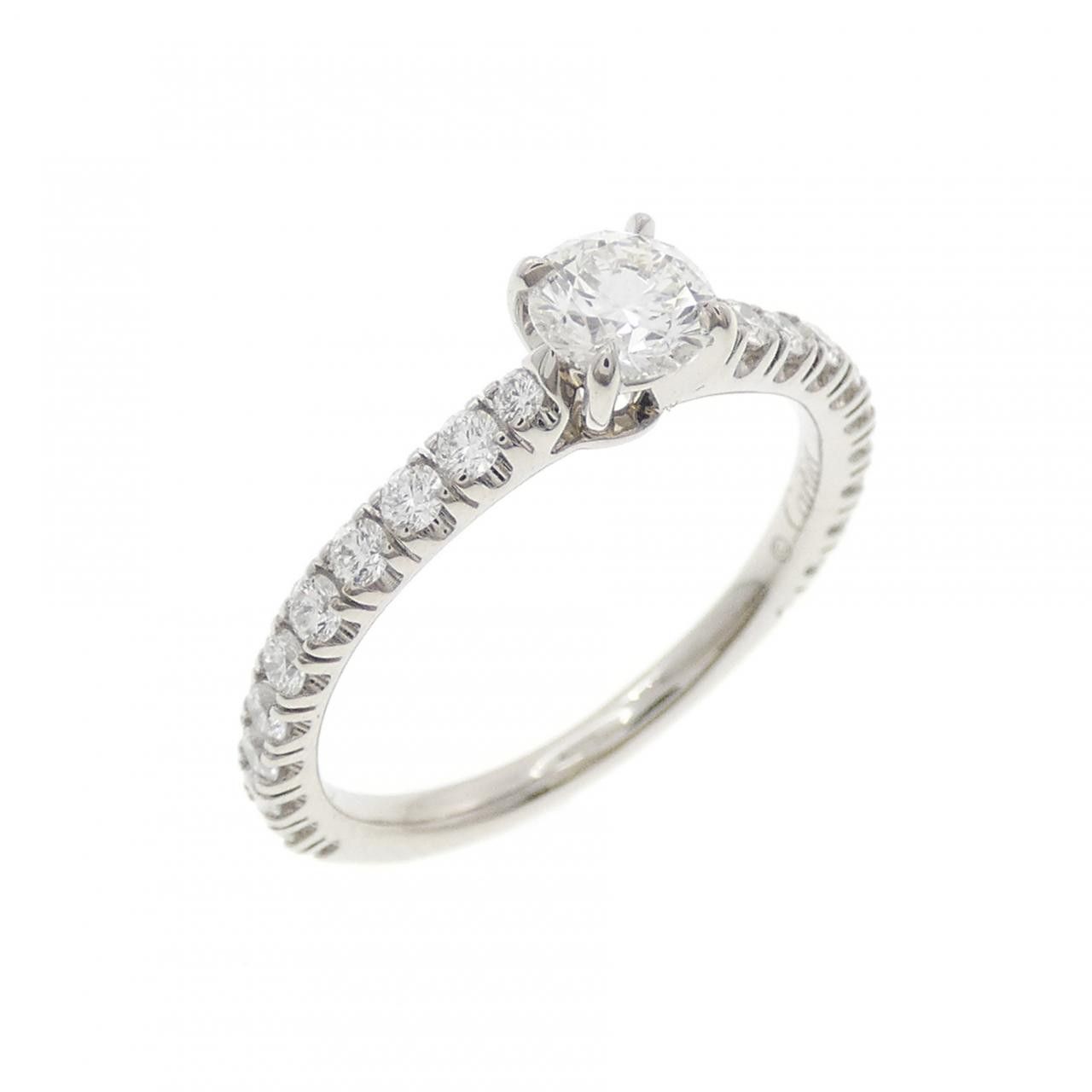 Cartier Cartier Cartier 1895 Solitaire Platinum Diamond Ring Size 49 Precious Metal Ring N4761400 DUTY FREE for USA Size ONE SIZE - 1 Thumbnail