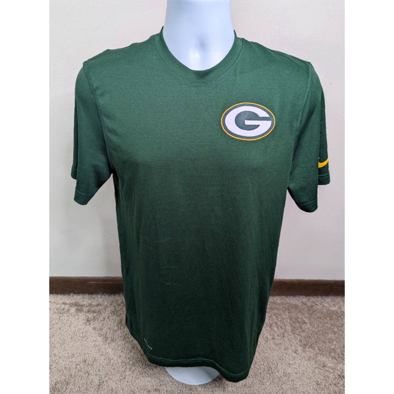 Nike Nike NFL Dri-Fit Green Bay Packers T Shirt Men's Small T7S Size US S / EU 44-46 / 1 - 2 Thumbnail